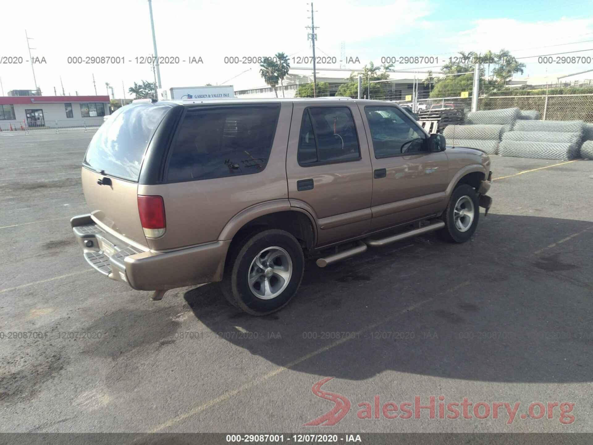 1GNCS13W32K215657 2002 CHEVROLET BLAZER