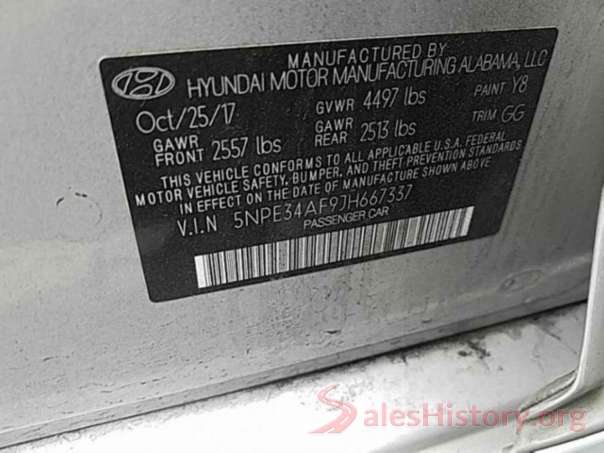 5NPE34AF9JH667337 2018 HYUNDAI SONATA