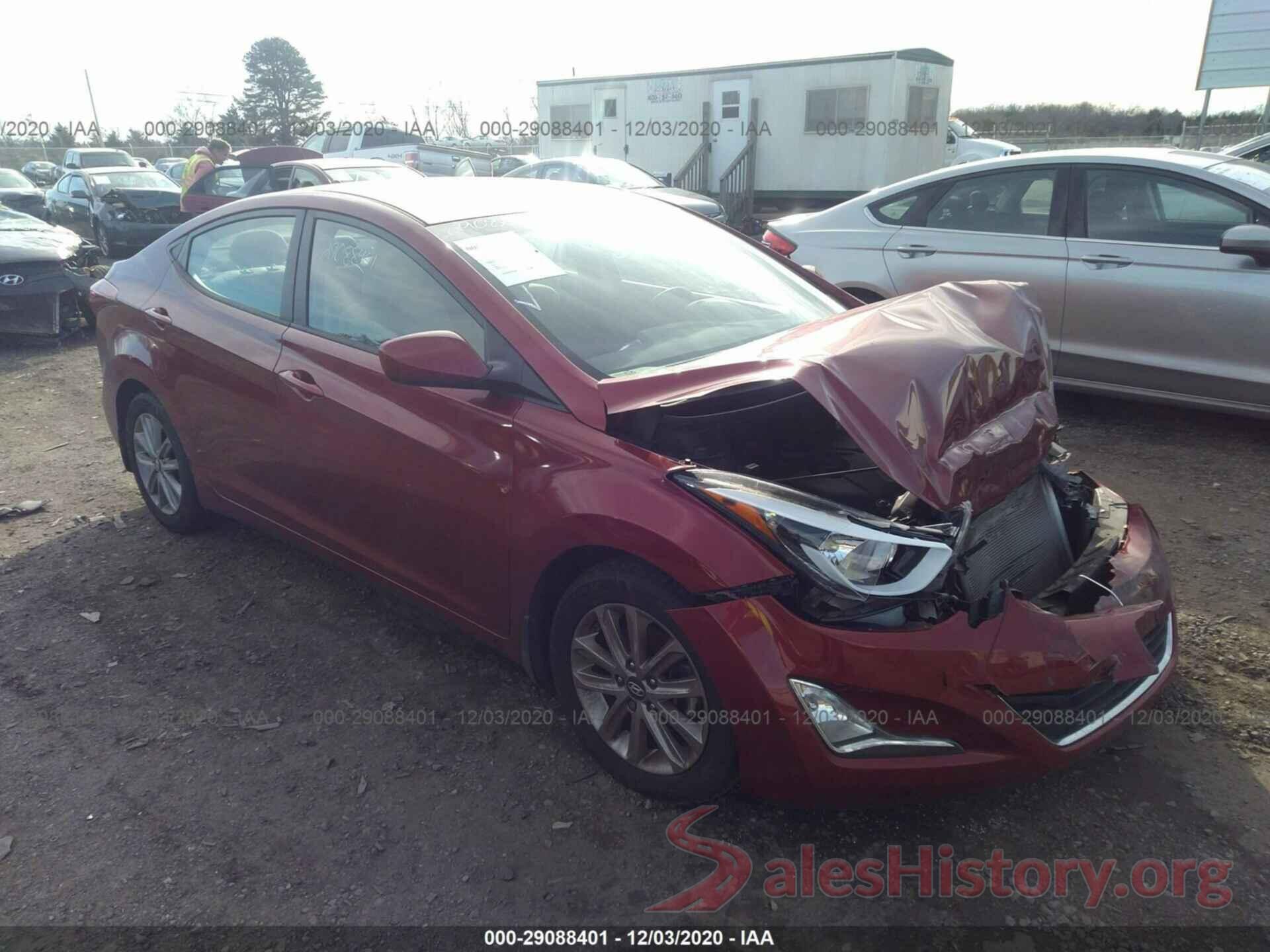 5NPDH4AEXGH744553 2016 HYUNDAI ELANTRA