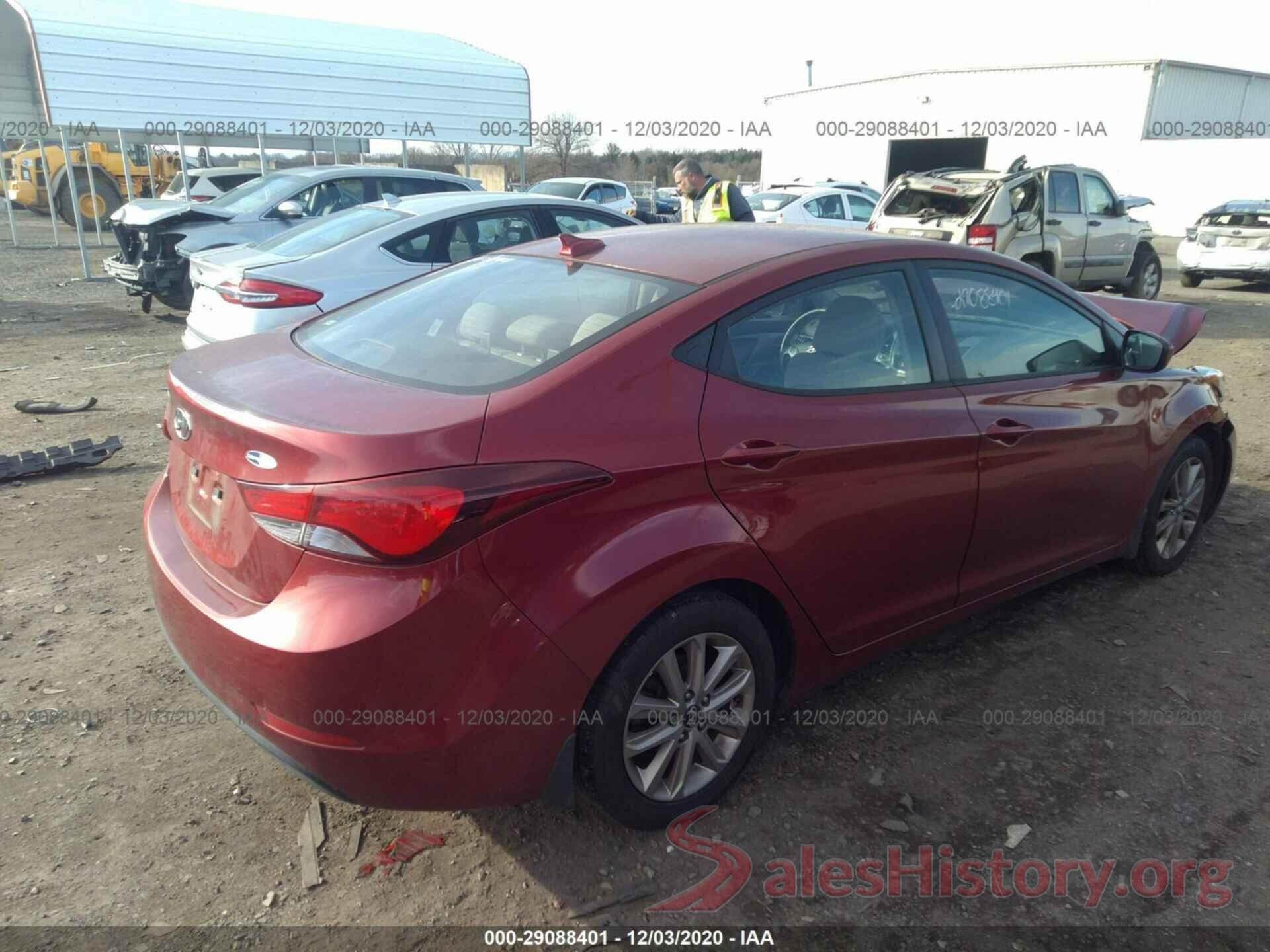 5NPDH4AEXGH744553 2016 HYUNDAI ELANTRA