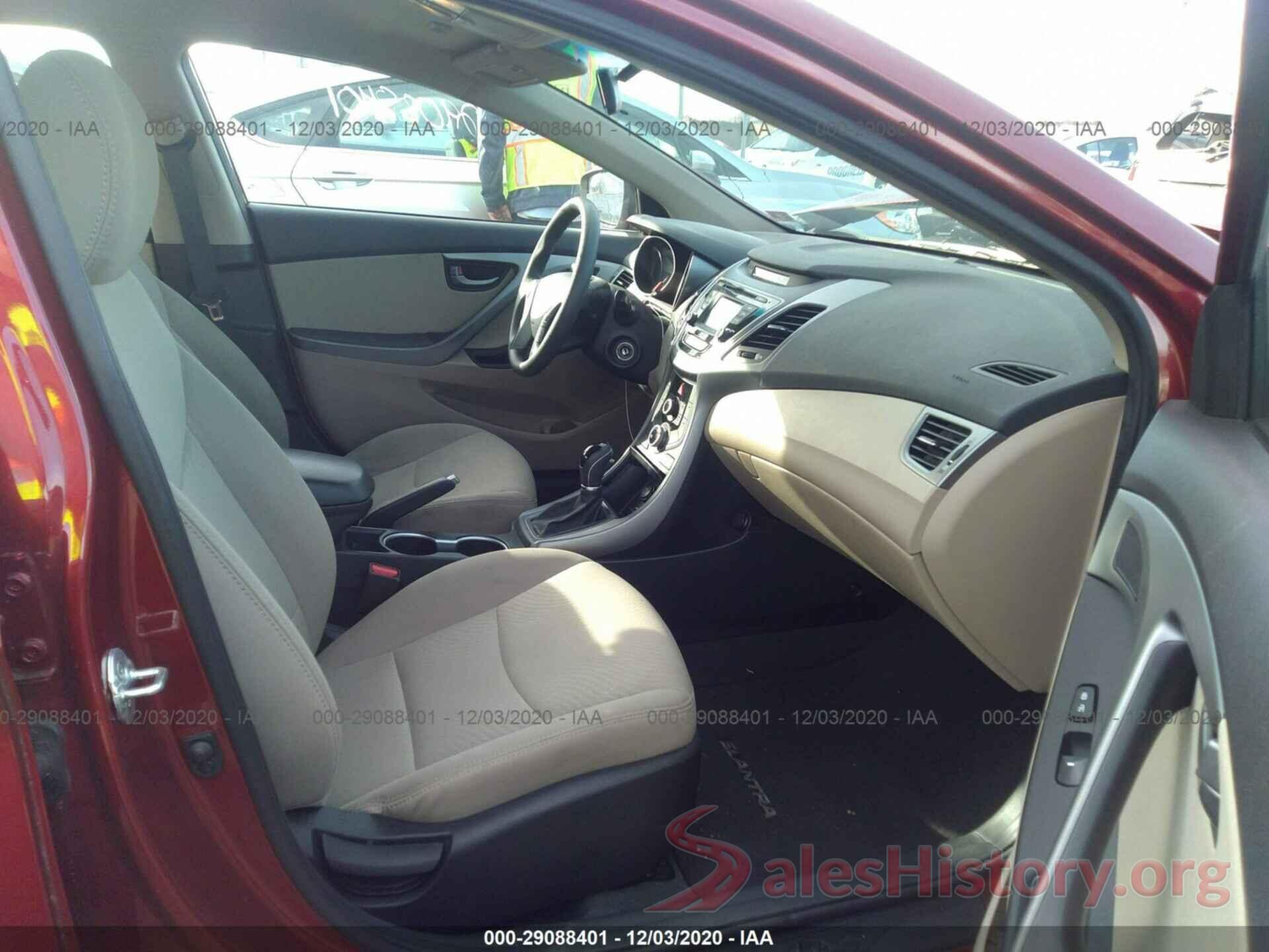 5NPDH4AEXGH744553 2016 HYUNDAI ELANTRA