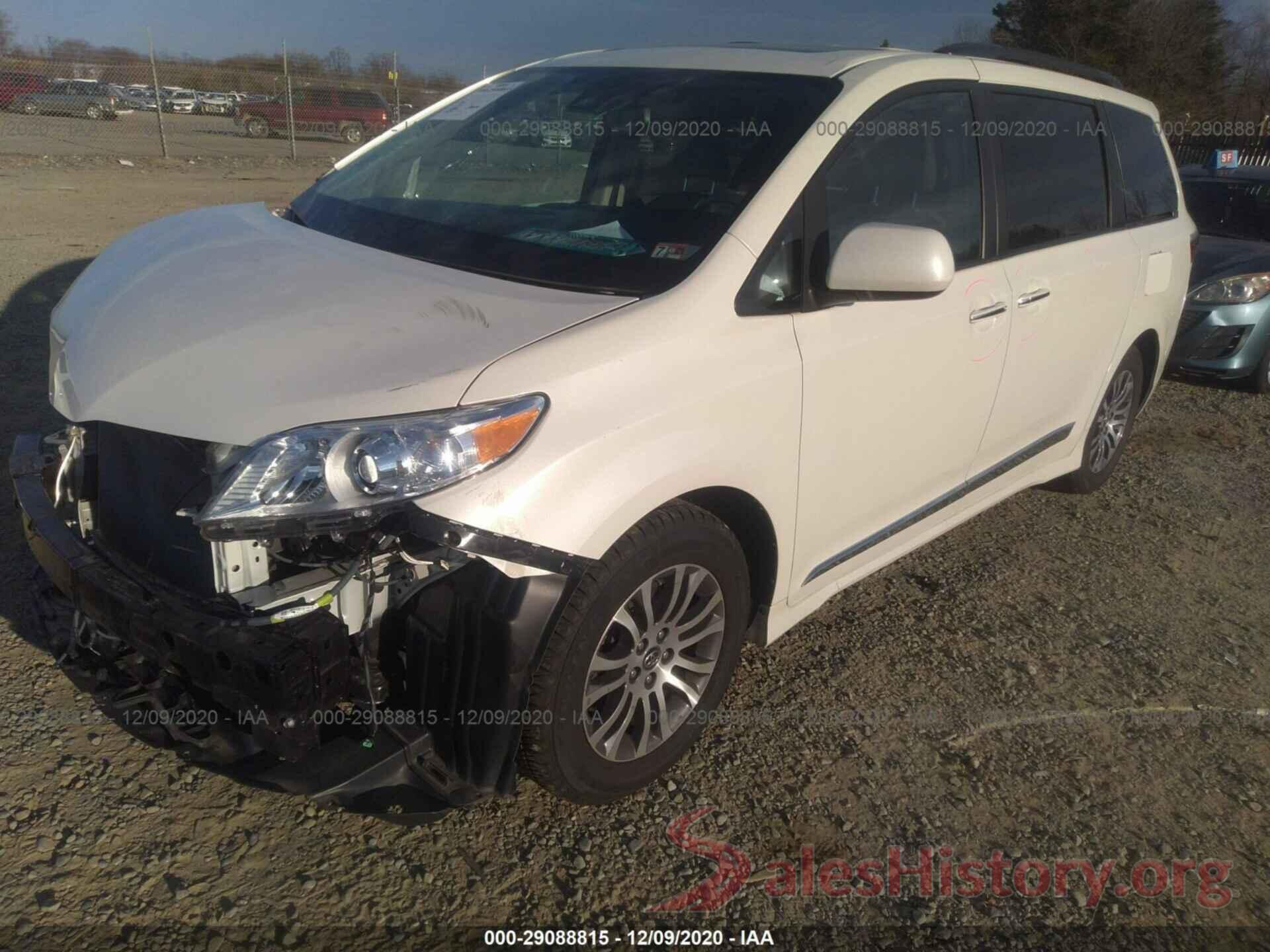 5TDYZ3DC7JS954595 2018 TOYOTA SIENNA