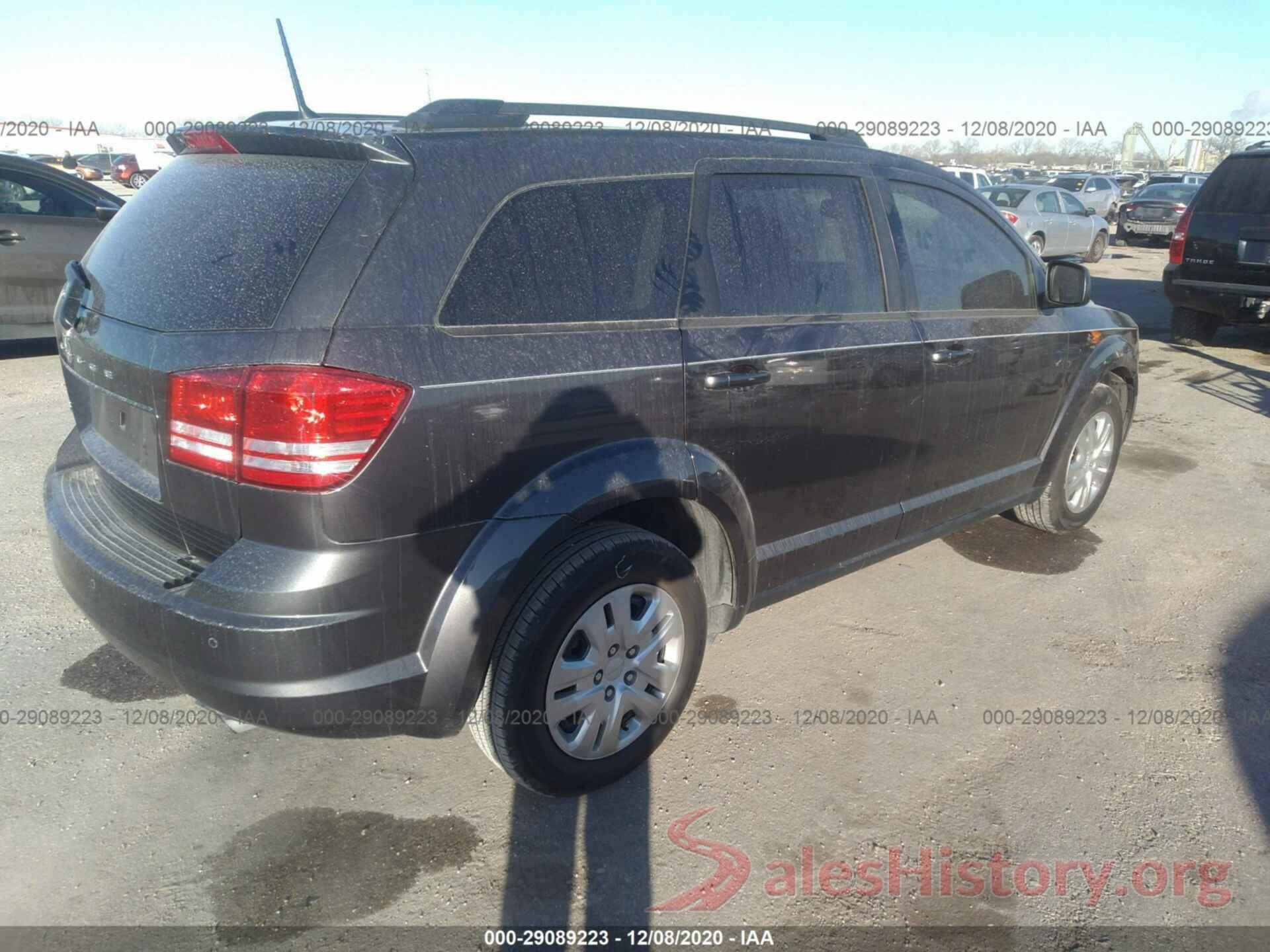 3C4PDCABXLT247604 2020 DODGE JOURNEY