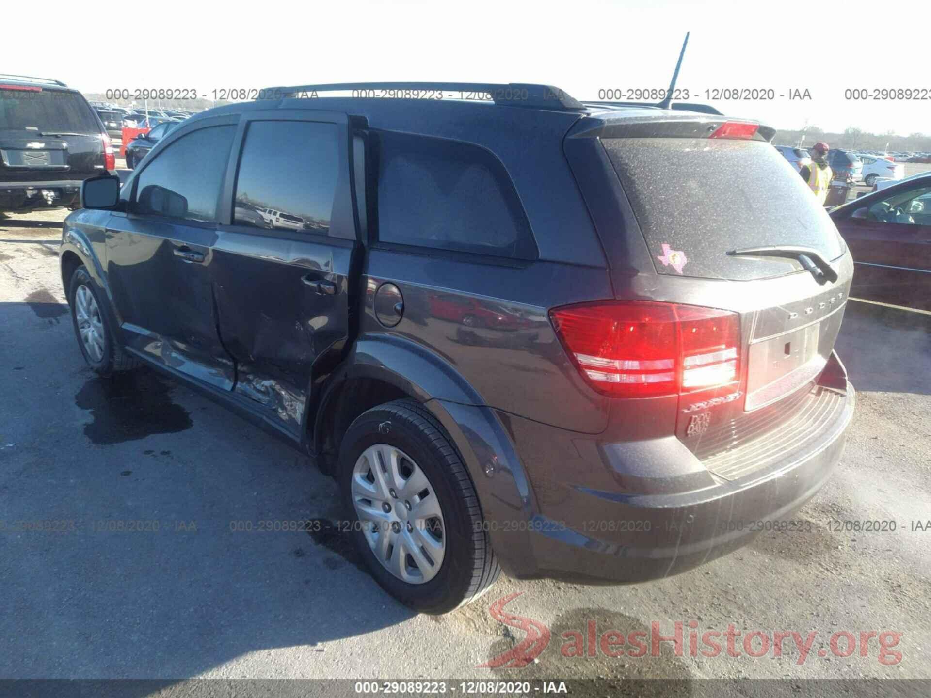 3C4PDCABXLT247604 2020 DODGE JOURNEY