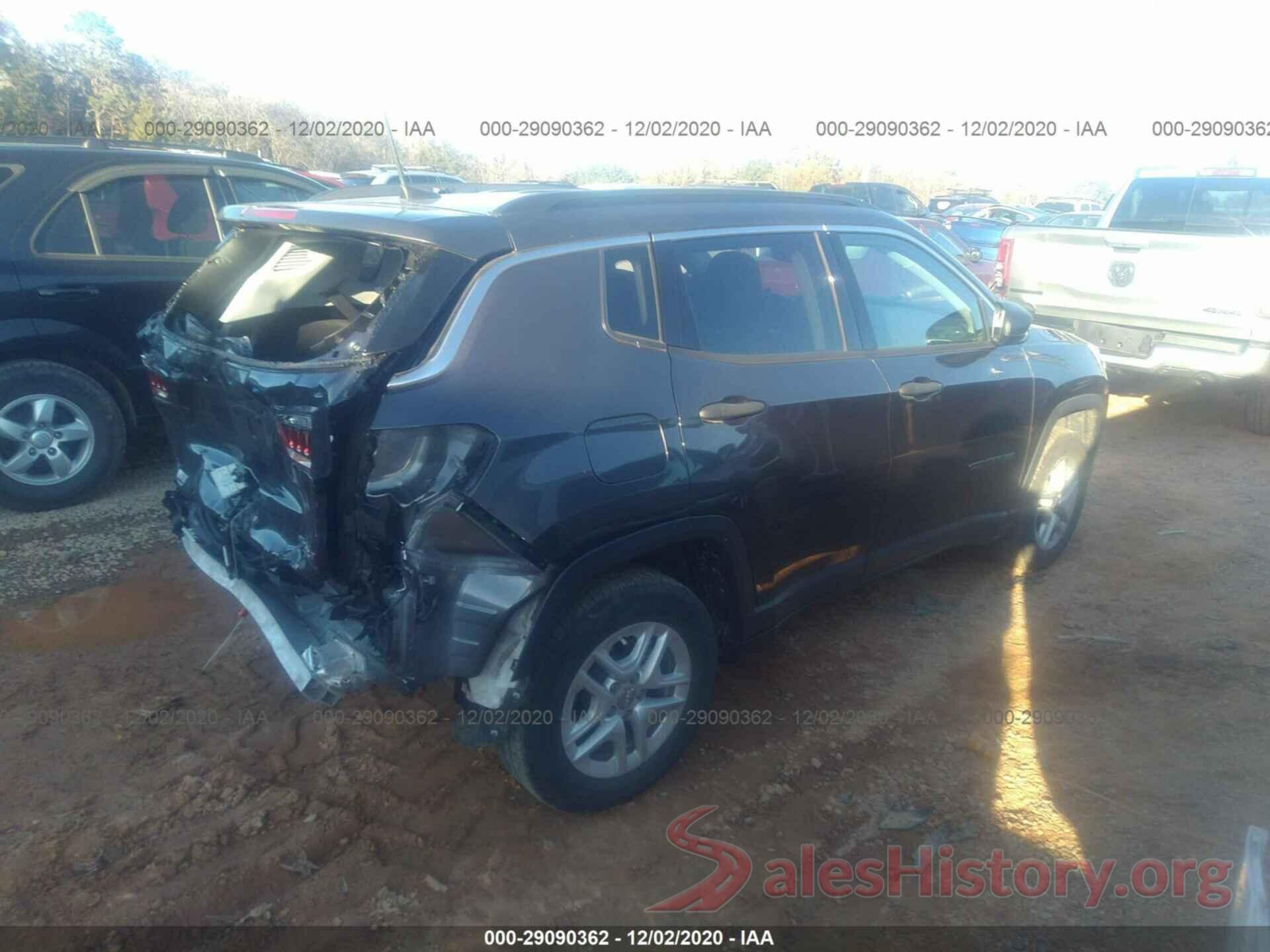 3C4NJCAB7KT614070 2019 JEEP COMPASS