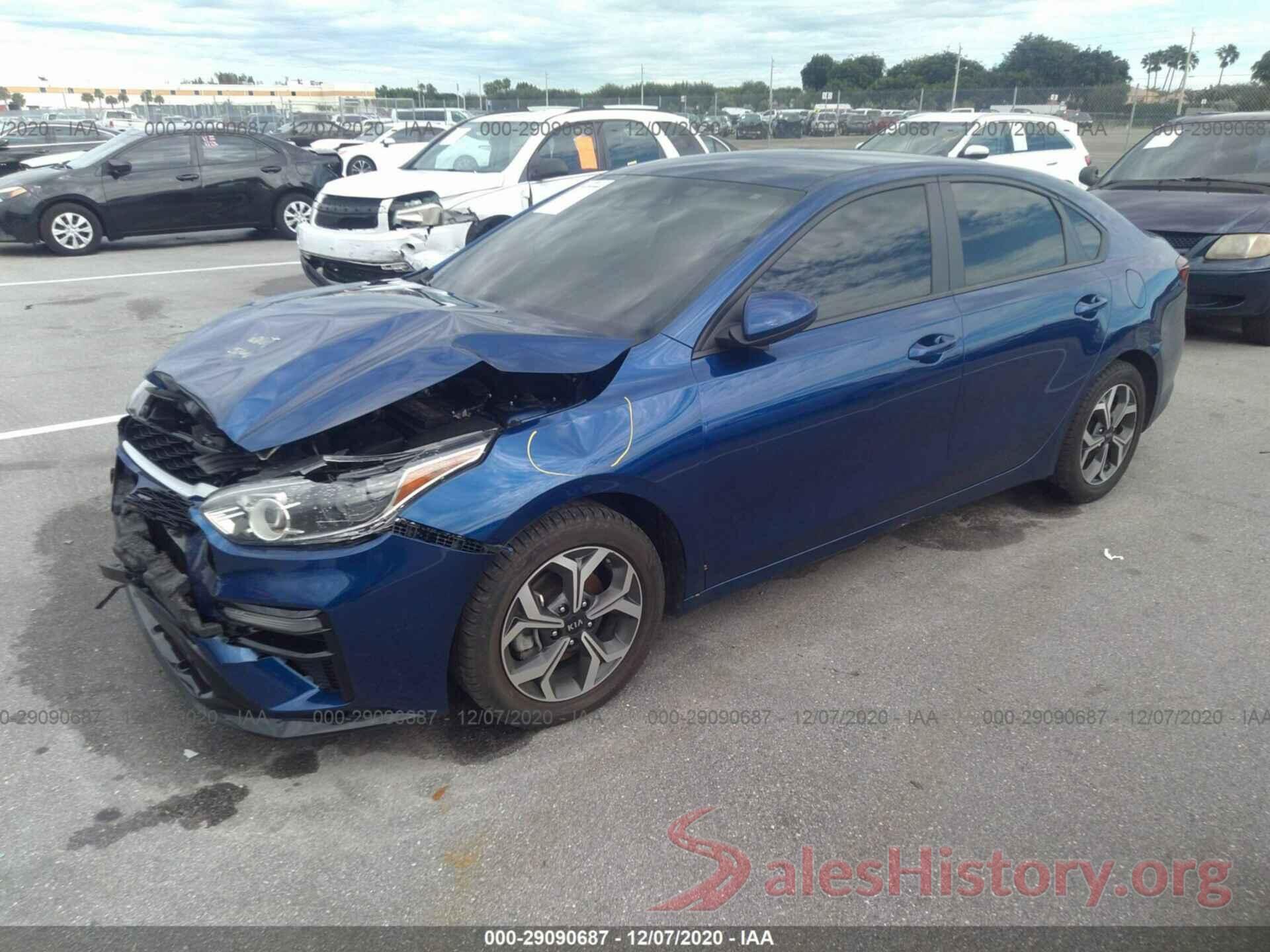 3KPF24AD8KE030922 2019 KIA FORTE