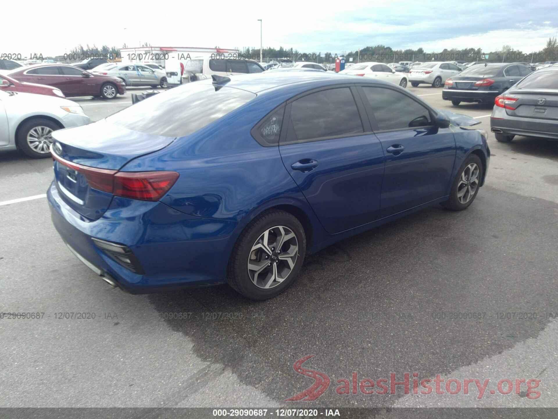 3KPF24AD8KE030922 2019 KIA FORTE