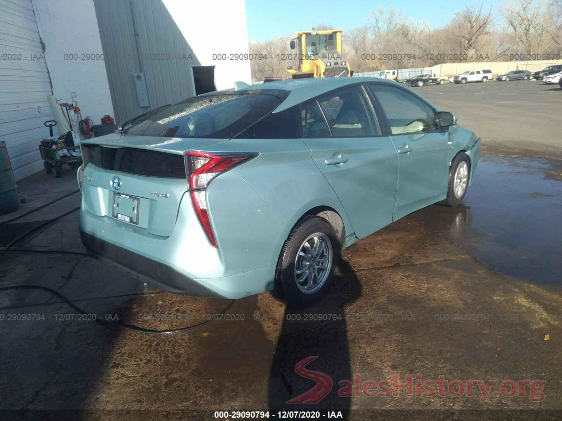 JTDKBRFU1H3031057 2017 TOYOTA PRIUS