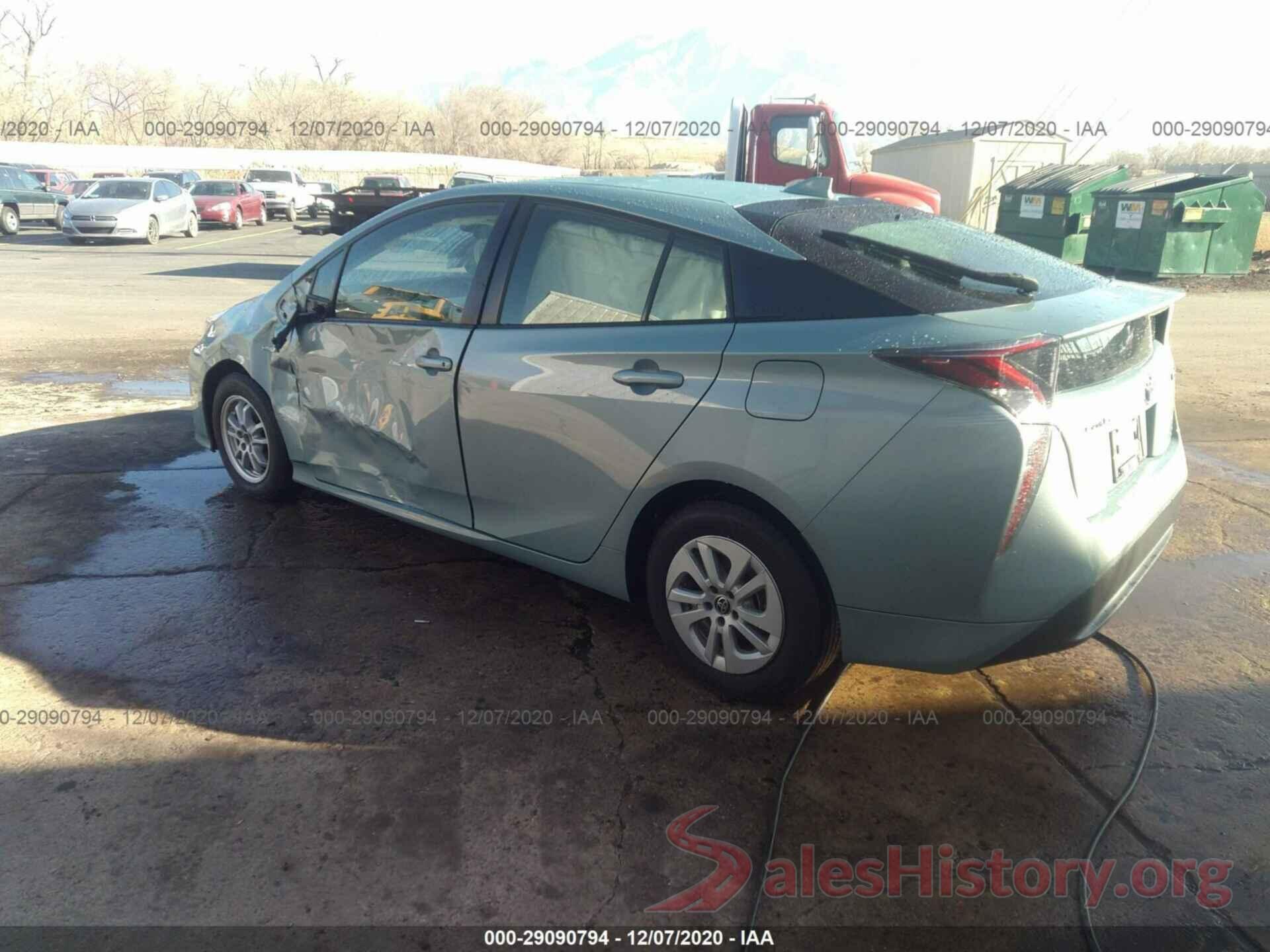 JTDKBRFU1H3031057 2017 TOYOTA PRIUS