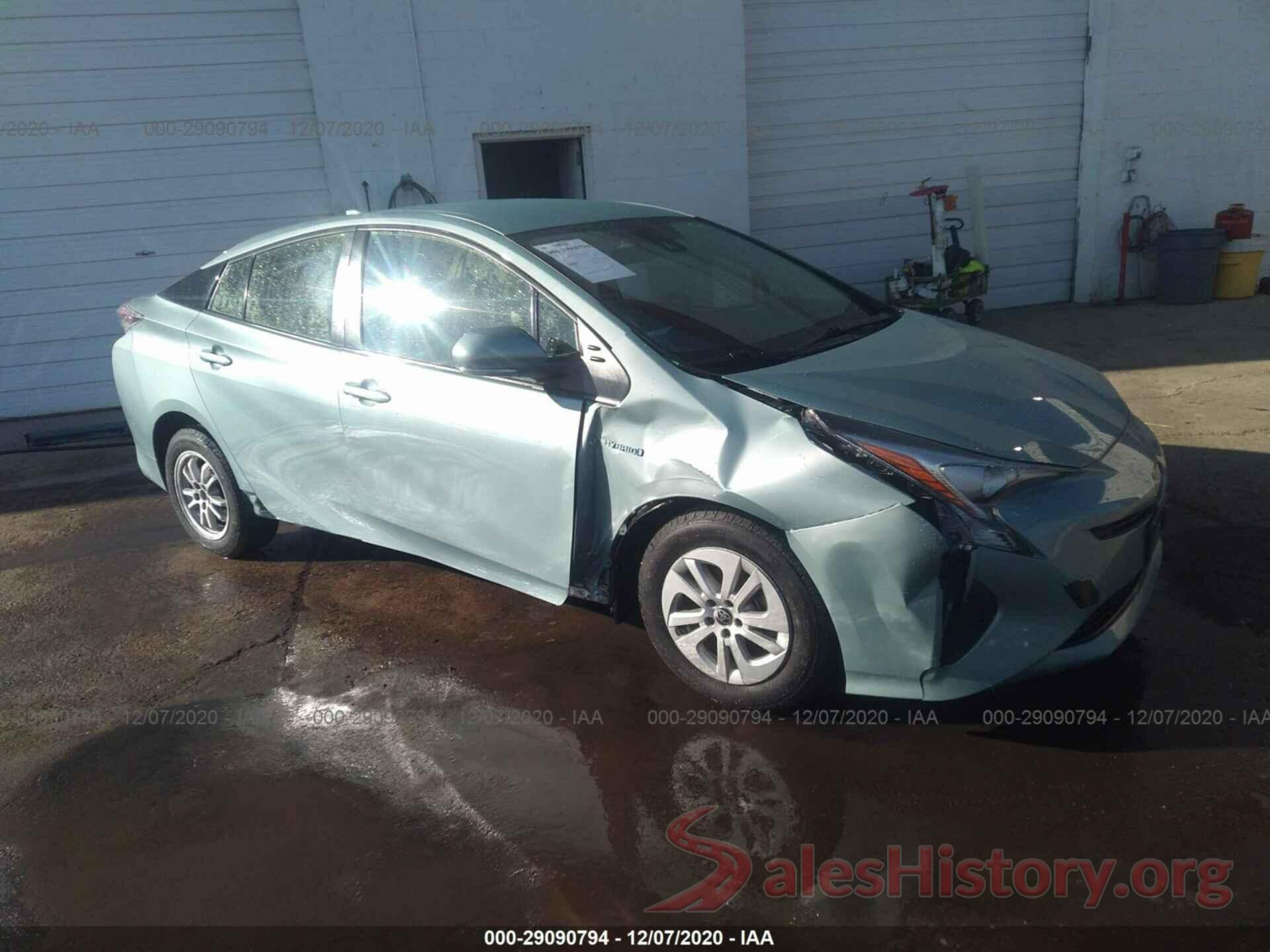 JTDKBRFU1H3031057 2017 TOYOTA PRIUS