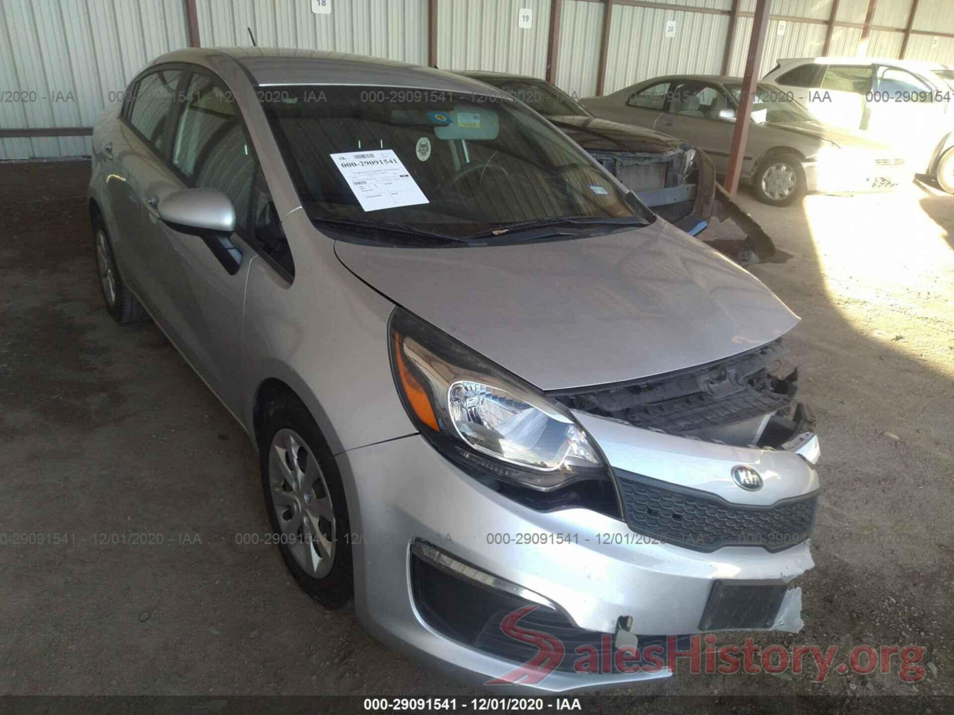 KNADM4A38G6691076 2016 KIA RIO