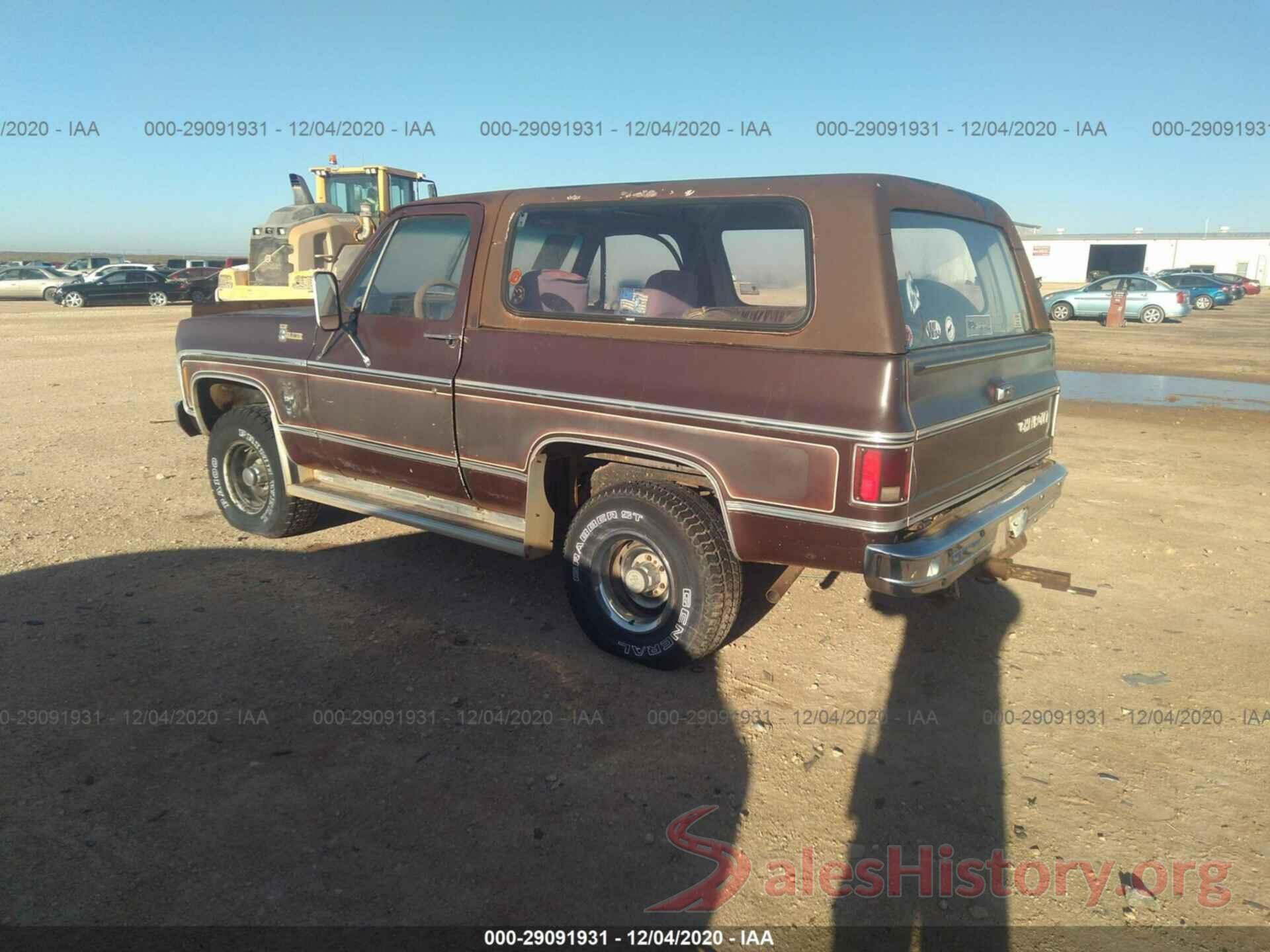 CKL189Z193063 1979 CHEVROLET BLAZER