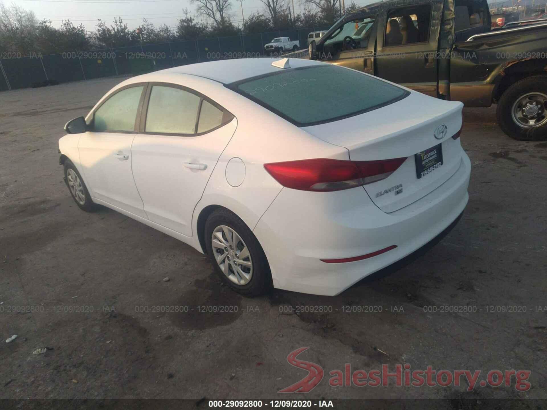 5NPD74LF3HH178553 2017 HYUNDAI ELANTRA