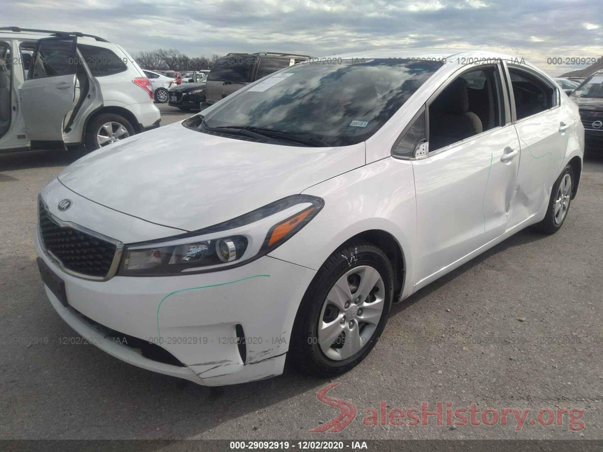 3KPFK4A70HE013406 2017 KIA FORTE