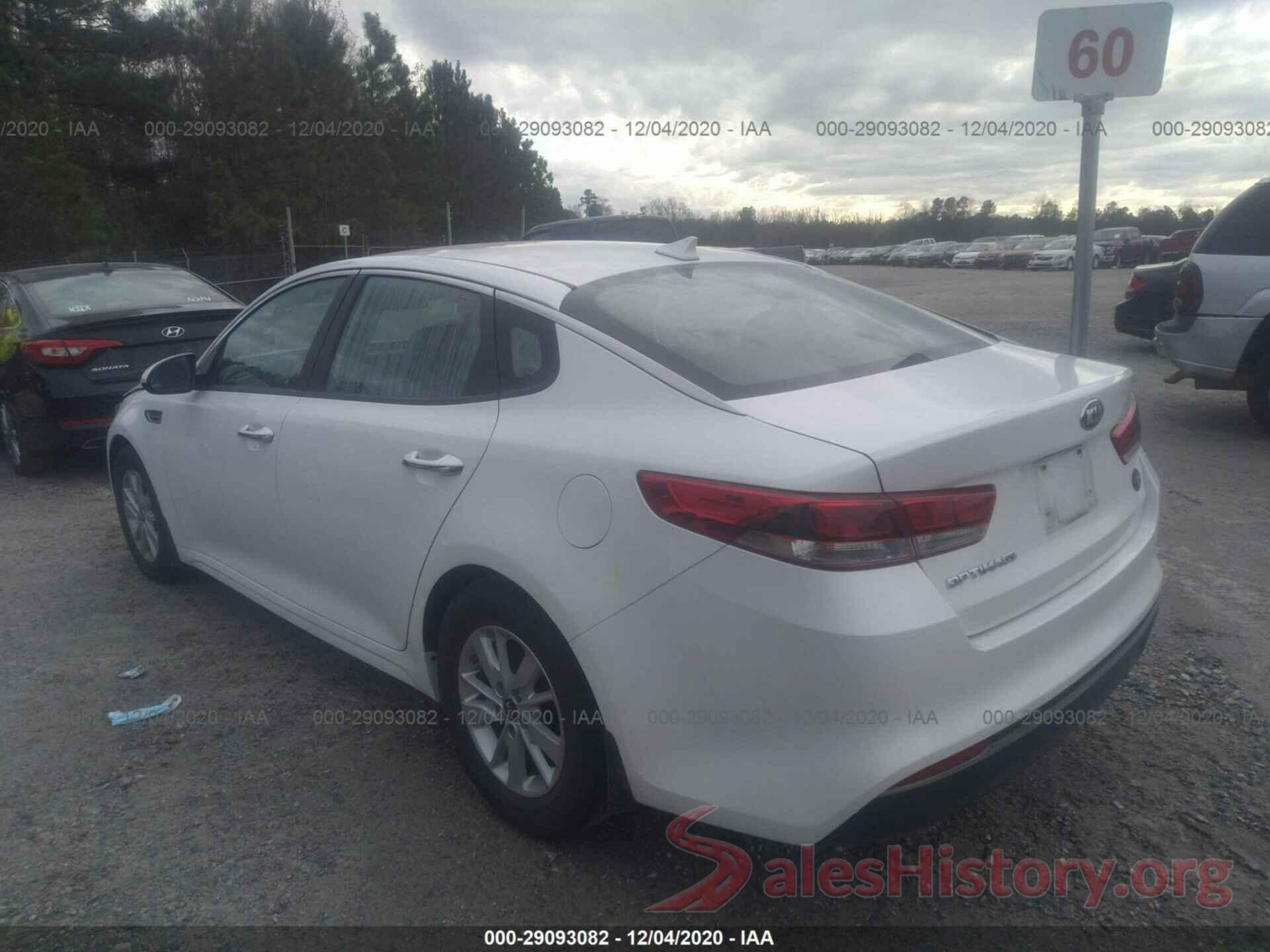 KNAGT4L33G5071383 2016 KIA OPTIMA