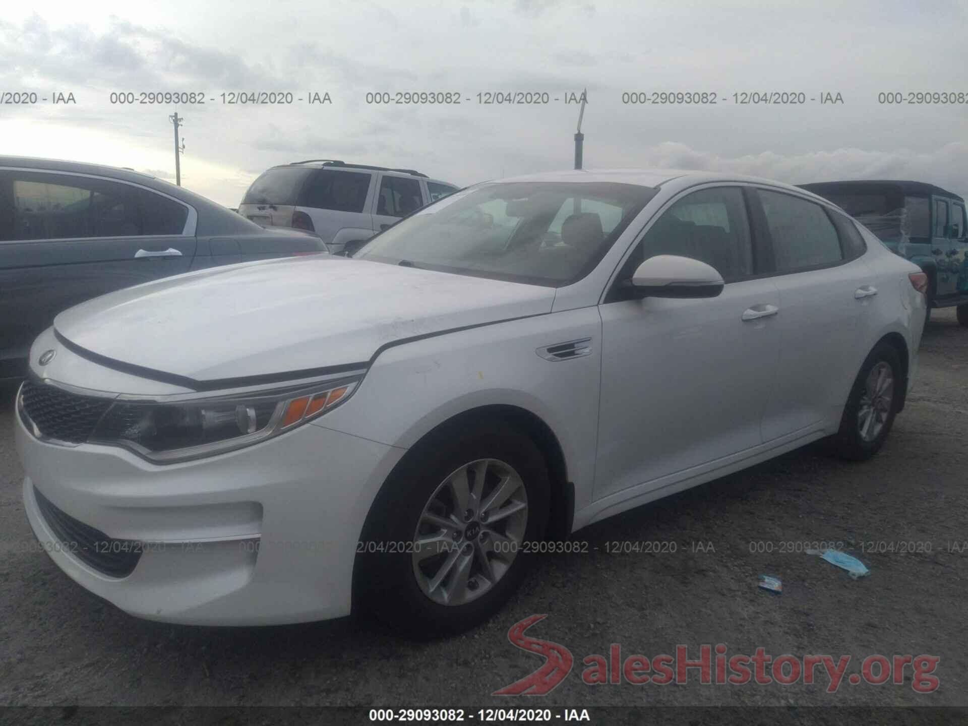 KNAGT4L33G5071383 2016 KIA OPTIMA