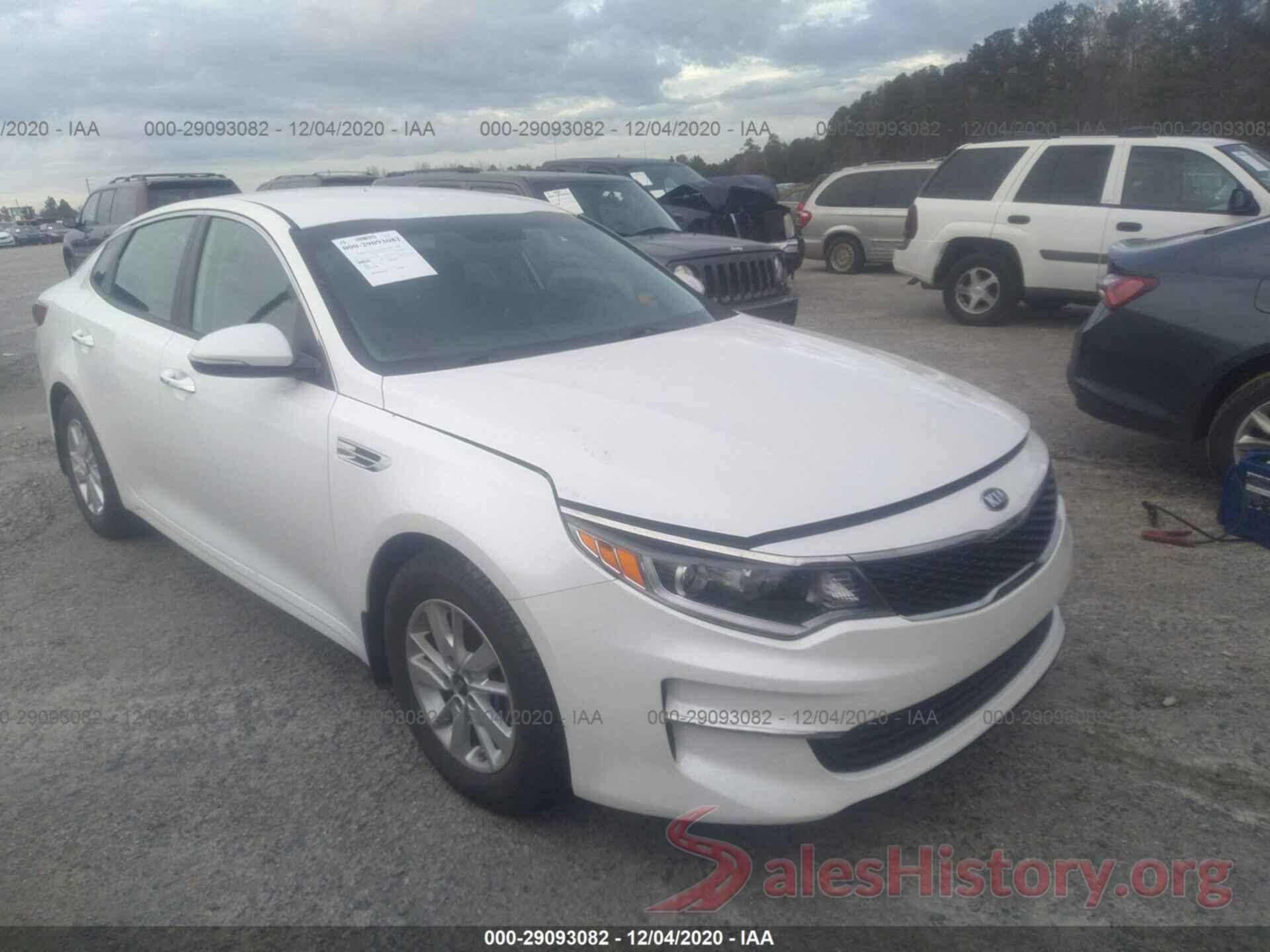 KNAGT4L33G5071383 2016 KIA OPTIMA