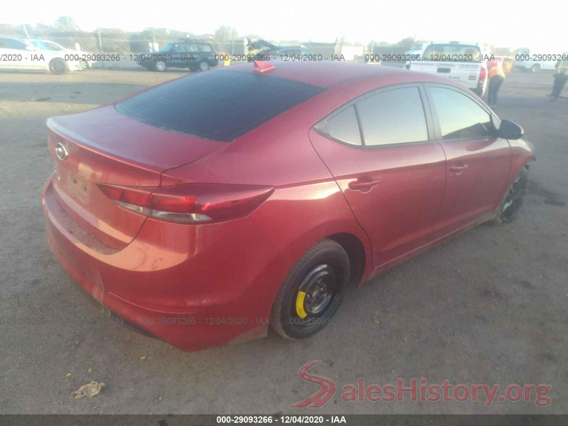 5NPD84LF0JH351142 2018 HYUNDAI ELANTRA