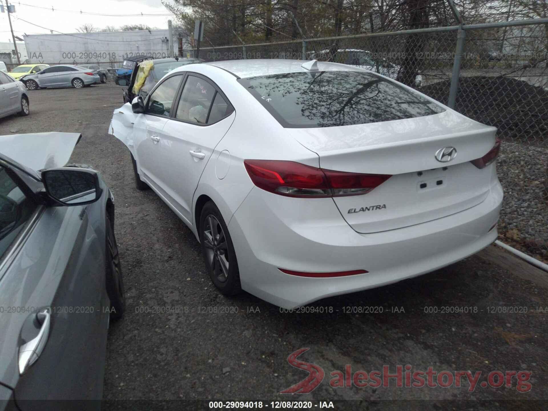 5NPD84LF8JH364995 2018 HYUNDAI ELANTRA