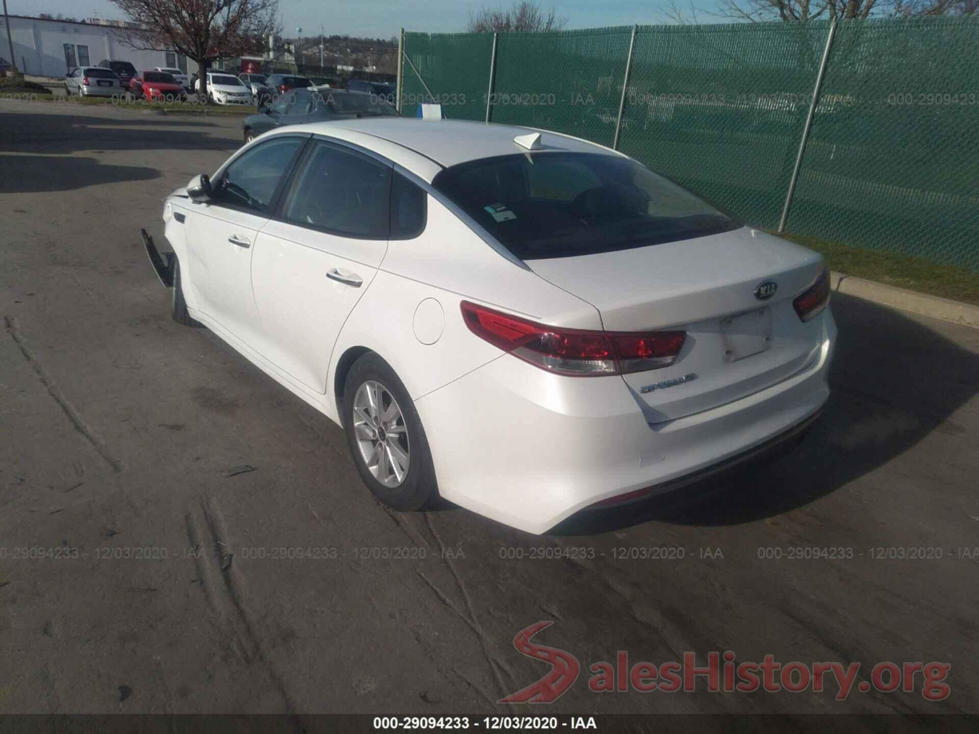 KNAGT4L32G5073738 2016 KIA OPTIMA