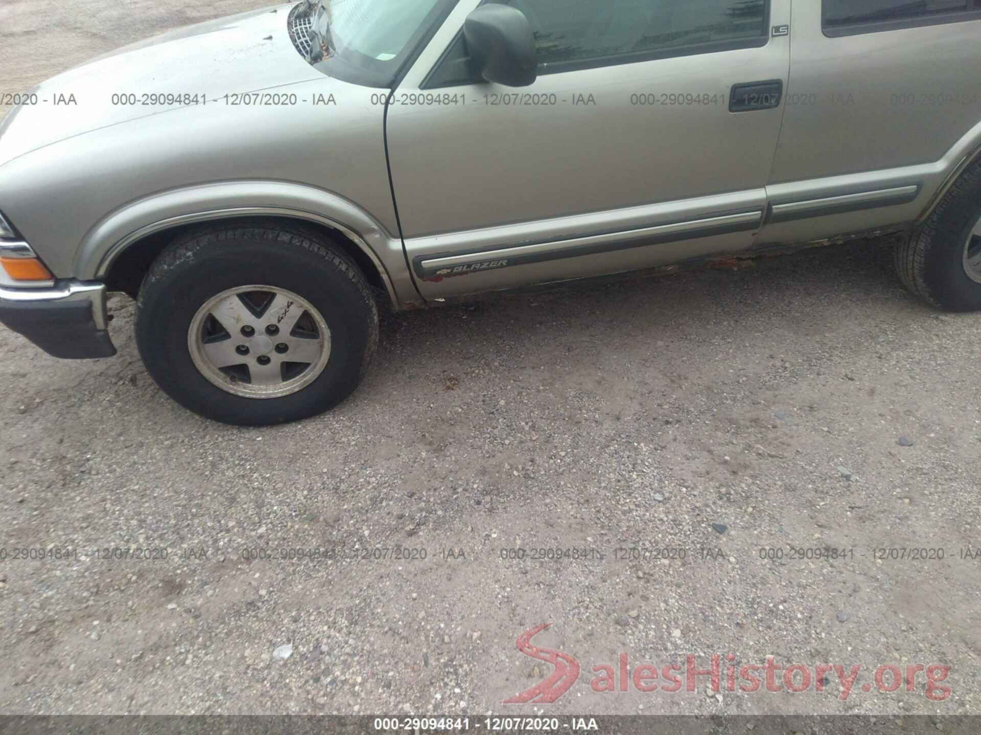 1GNDT13W9X2127575 1999 CHEVROLET BLAZER