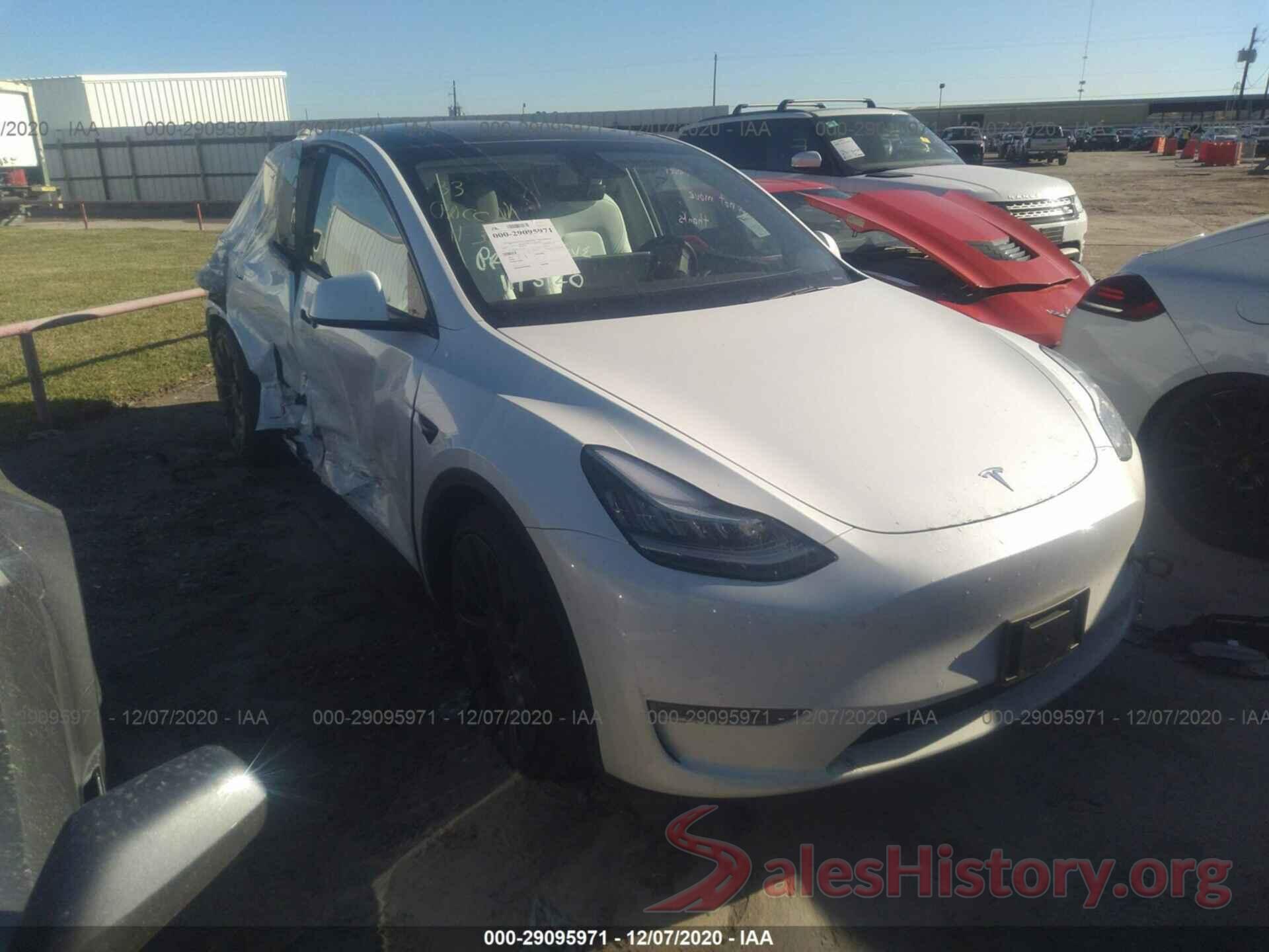 5YJYGDEF6LF011657 2020 TESLA MODEL Y