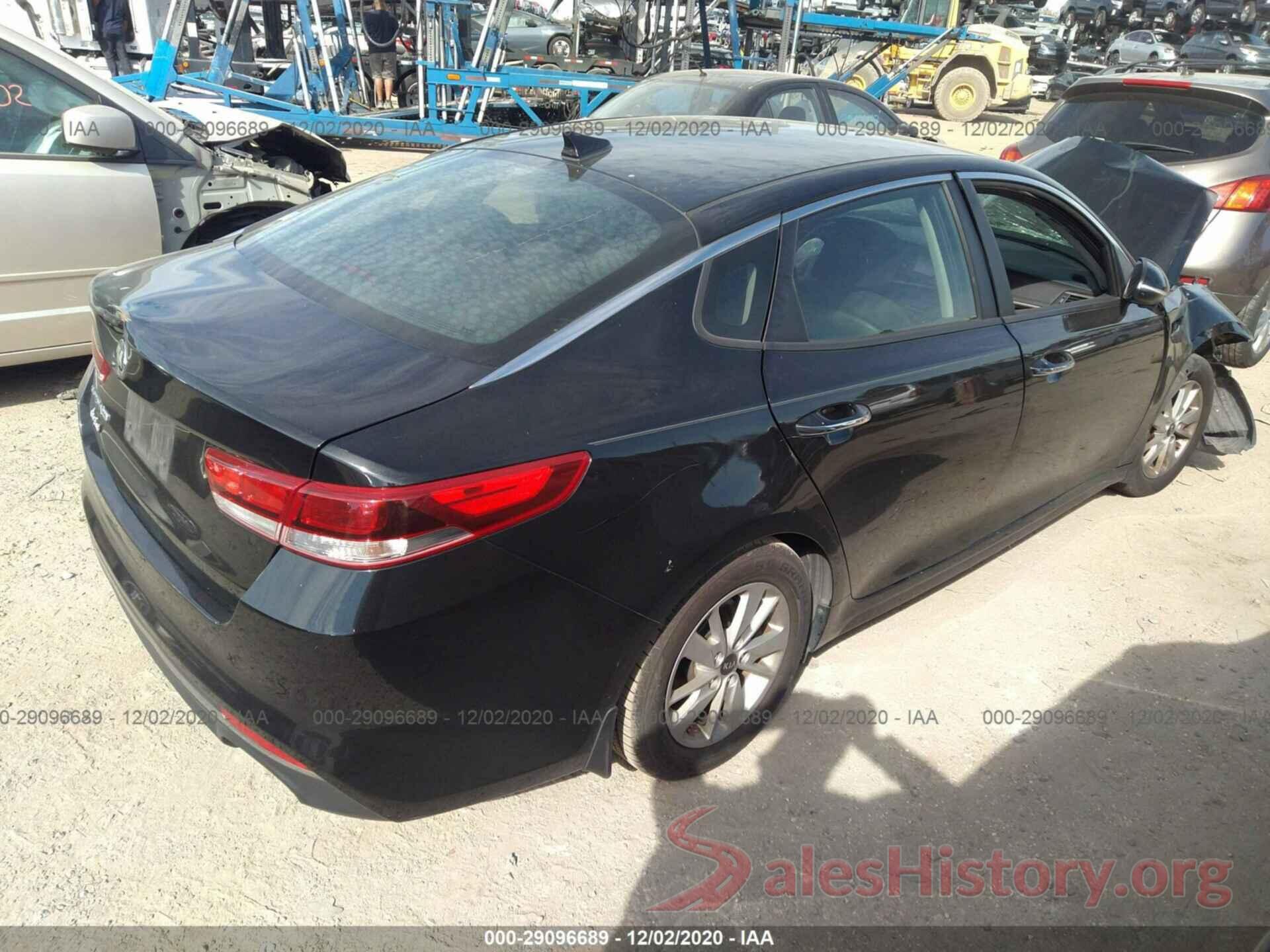 KNAGT4L35G5119272 2016 KIA OPTIMA