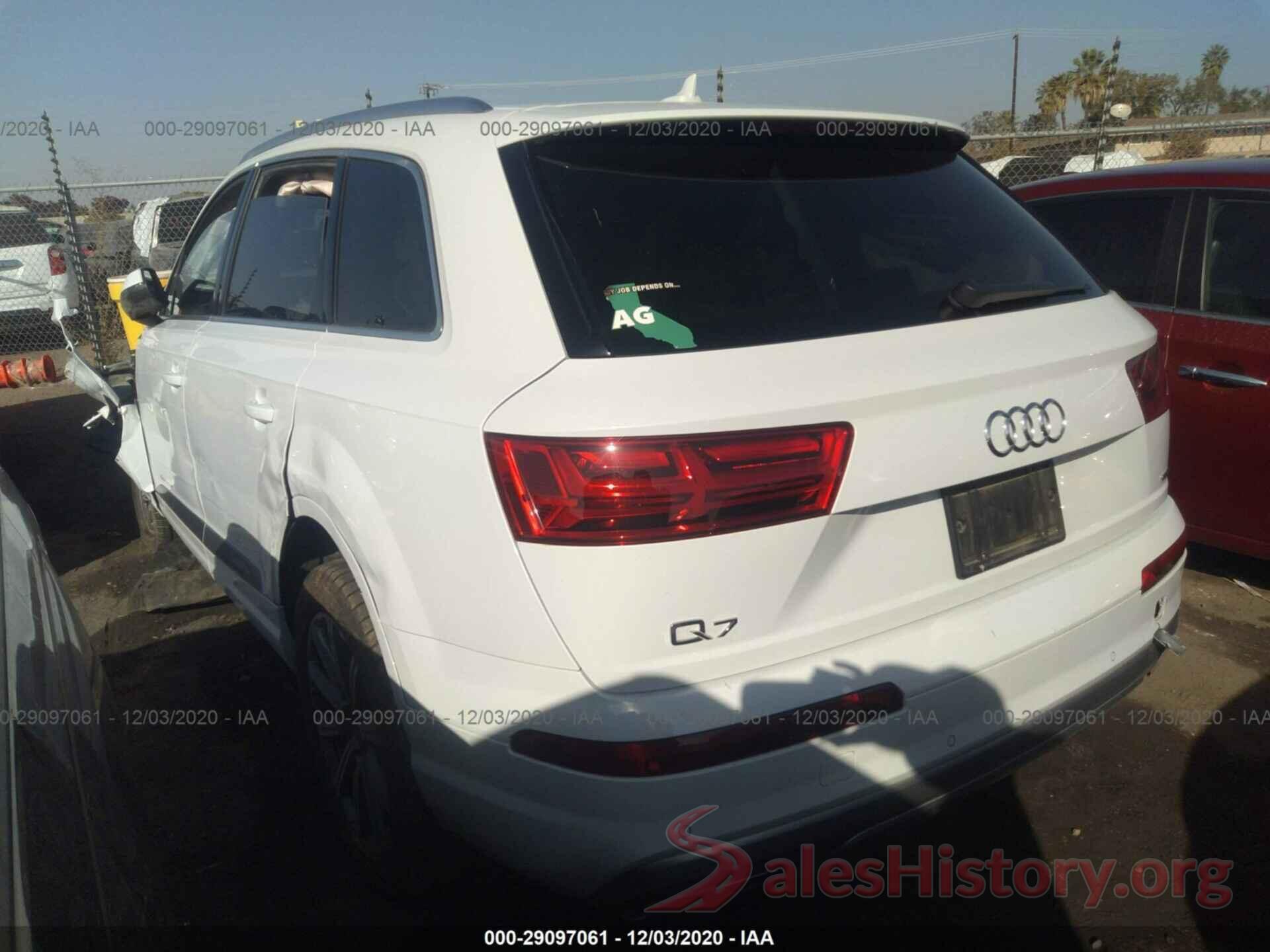 WA1LHAF73HD054004 2017 AUDI Q7