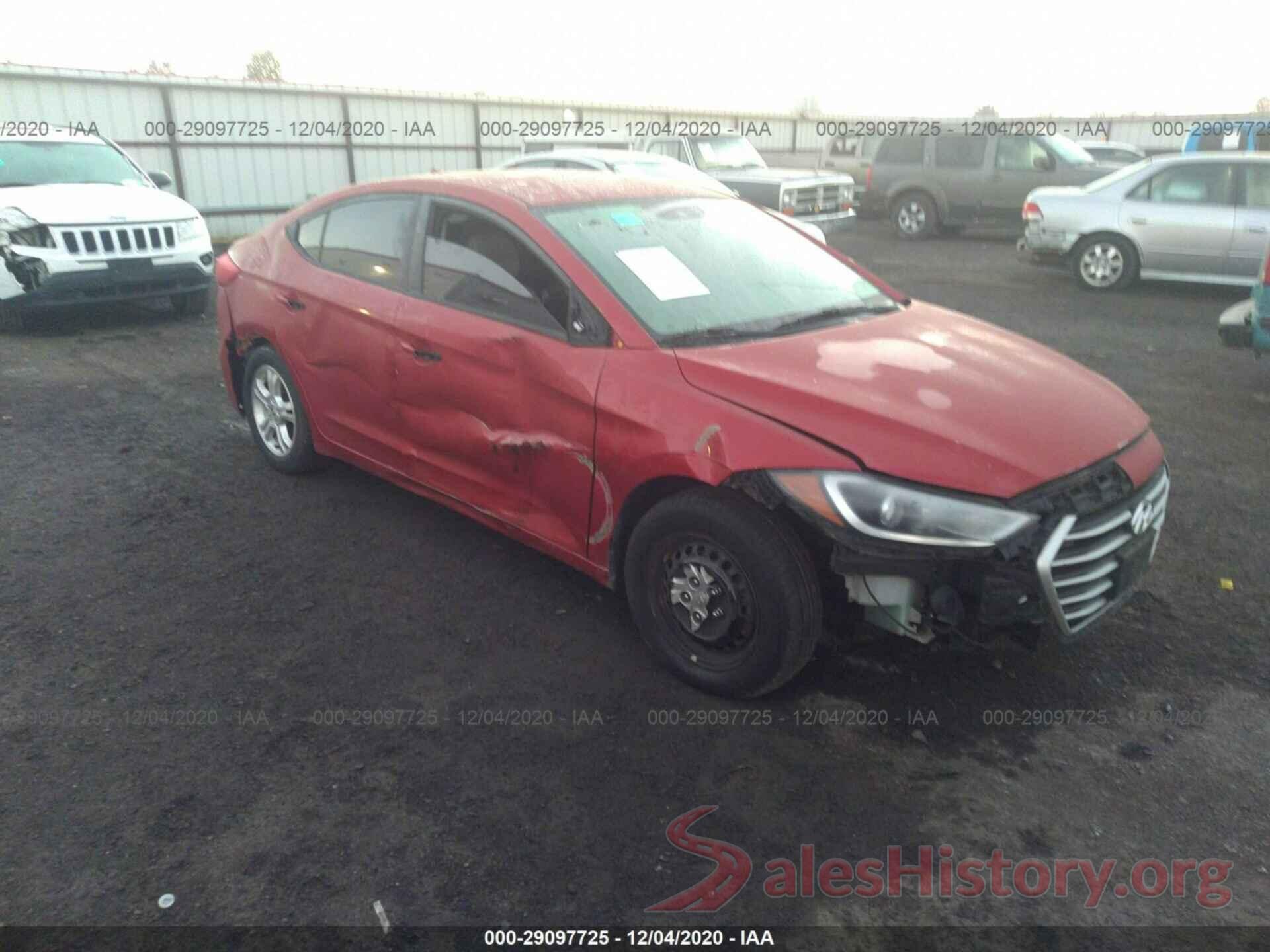 5NPD74LF1HH152985 2017 HYUNDAI ELANTRA