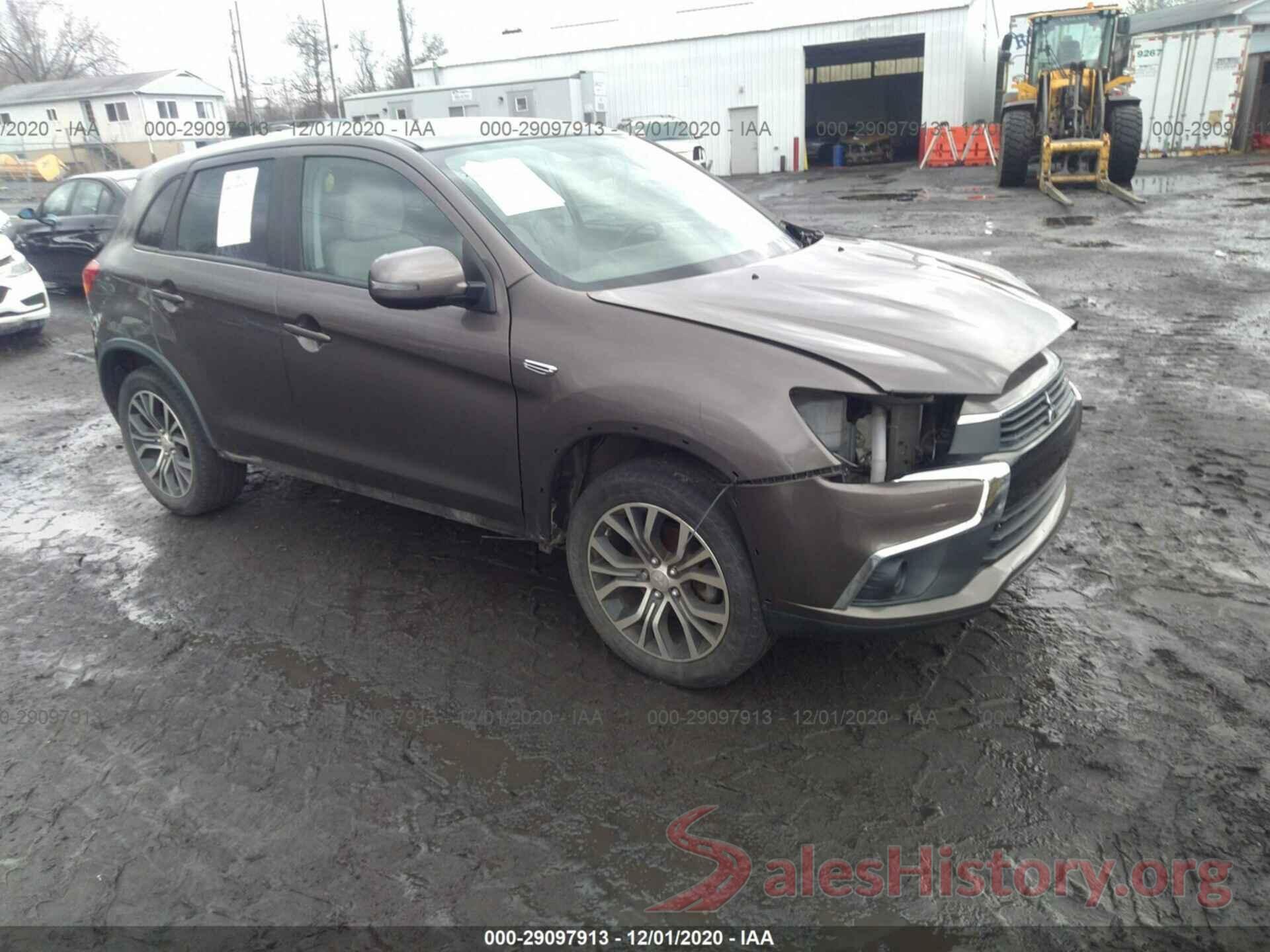 JA4AR3AU3HZ010634 2017 MITSUBISHI OUTLANDER SPORT