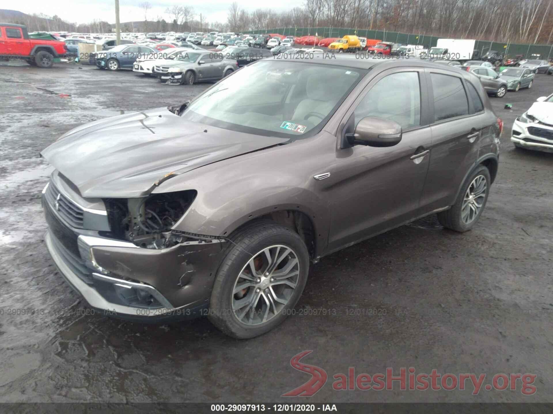 JA4AR3AU3HZ010634 2017 MITSUBISHI OUTLANDER SPORT