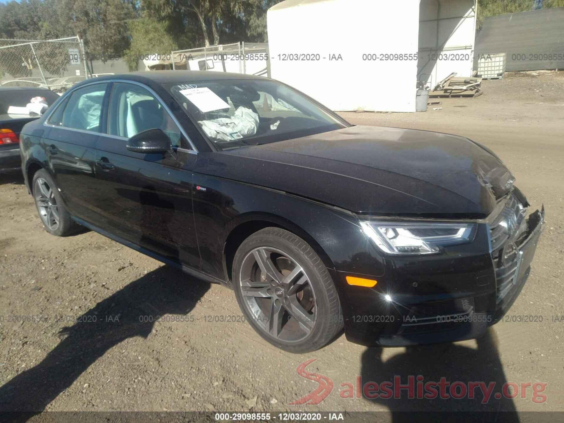 WAULMAF48JA109154 2018 AUDI A4