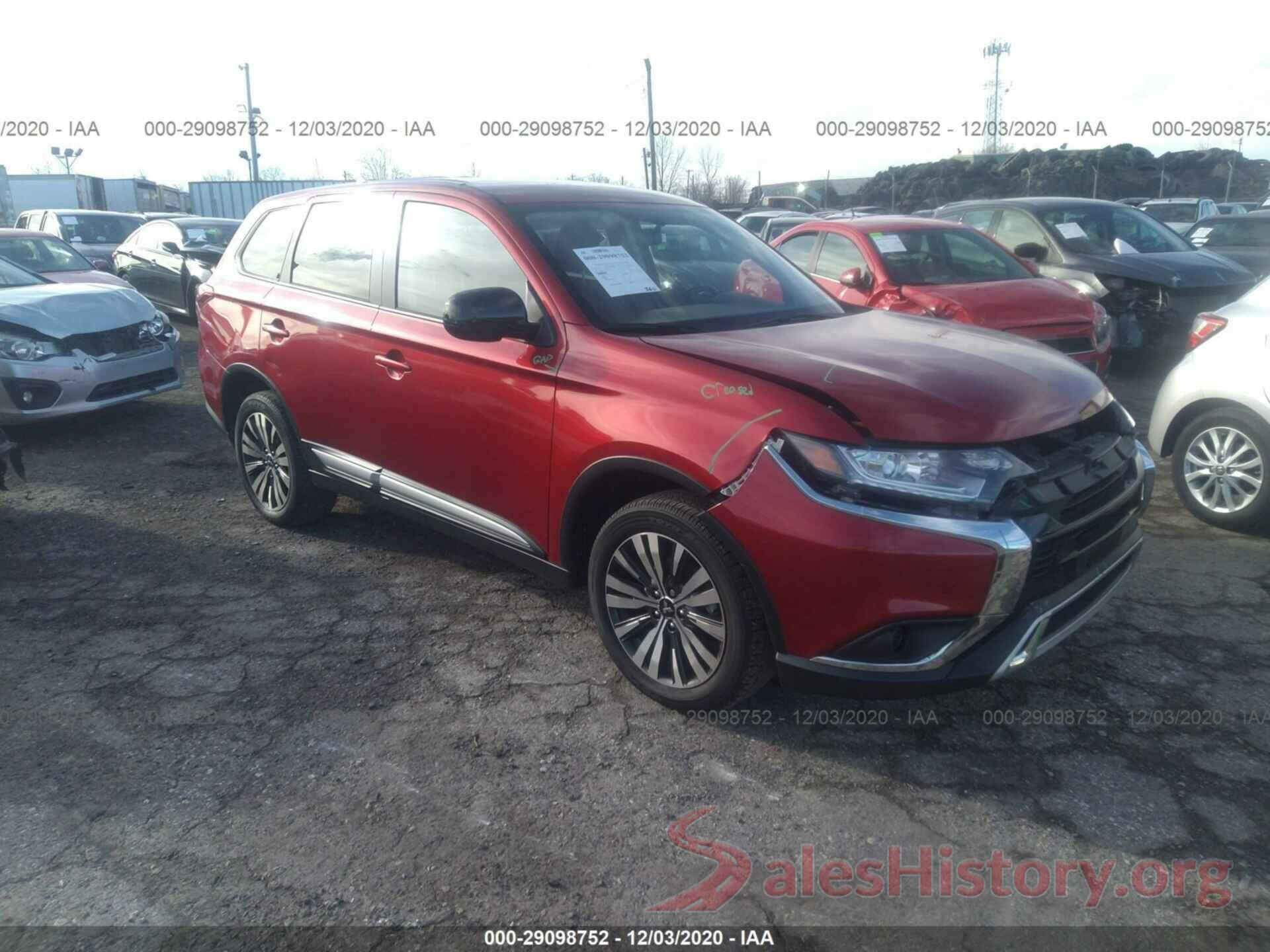 JA4AZ3A37KZ015687 2019 MITSUBISHI OUTLANDER