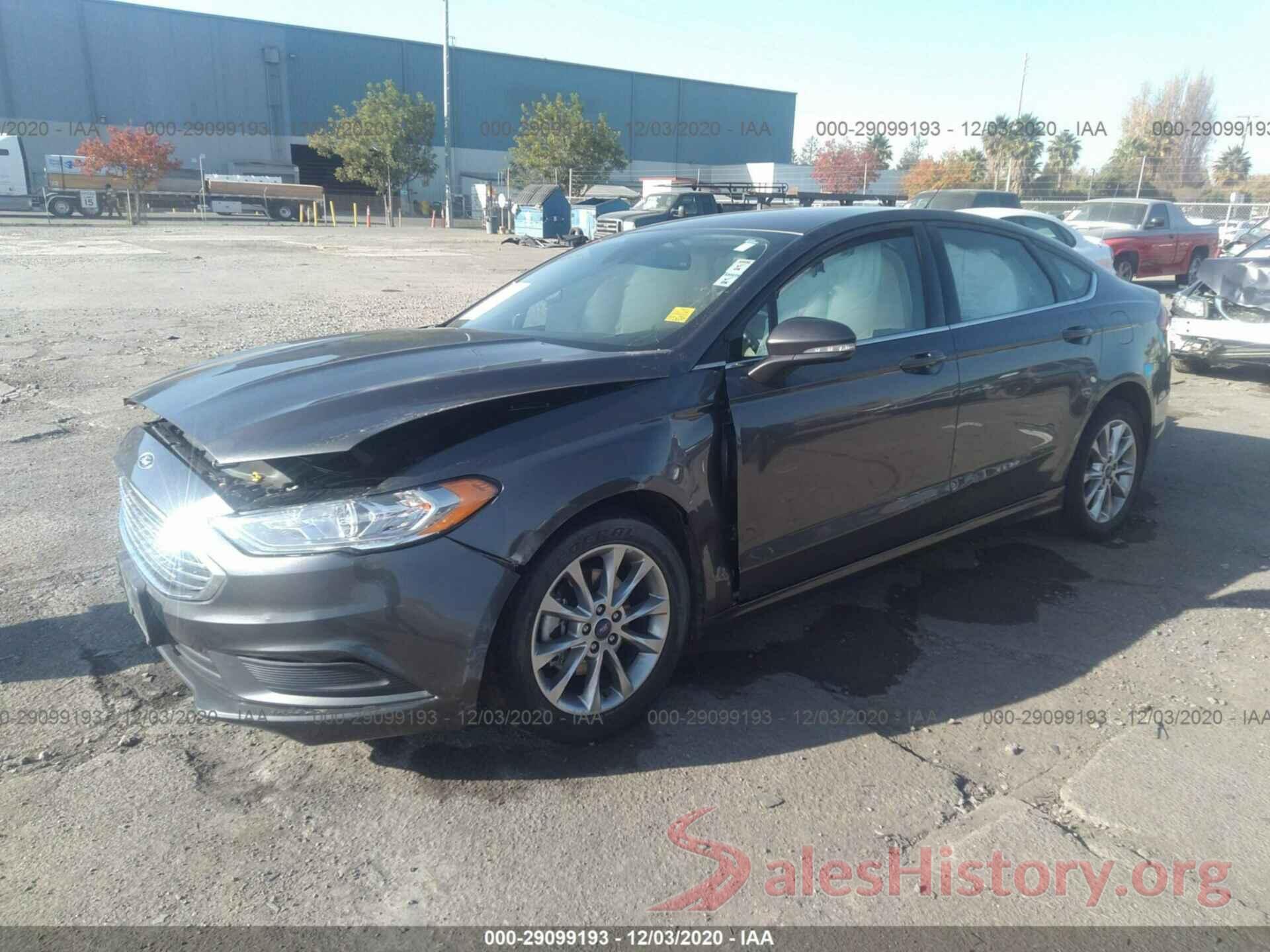 3FA6P0H71HR383262 2017 FORD FUSION