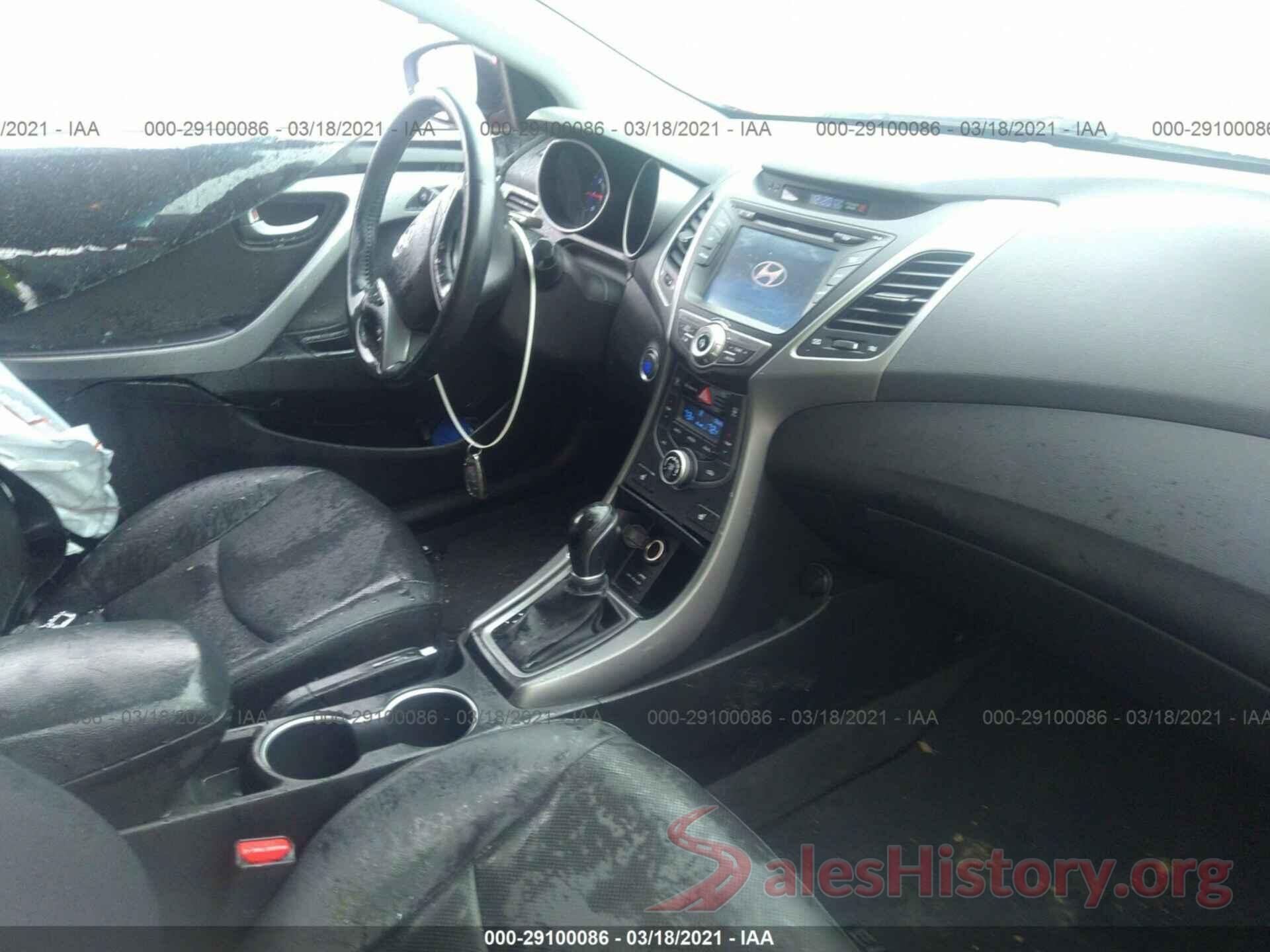 KMHDH4AE4GU523323 2016 HYUNDAI ELANTRA