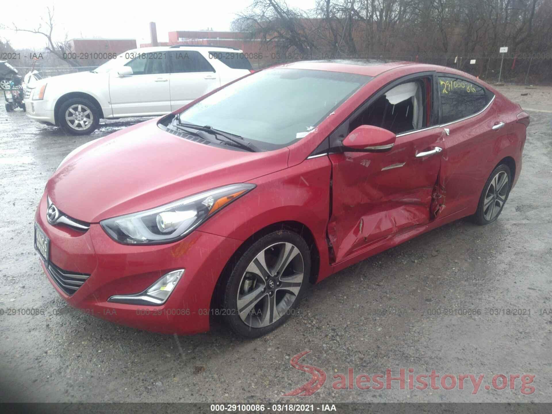 KMHDH4AE4GU523323 2016 HYUNDAI ELANTRA