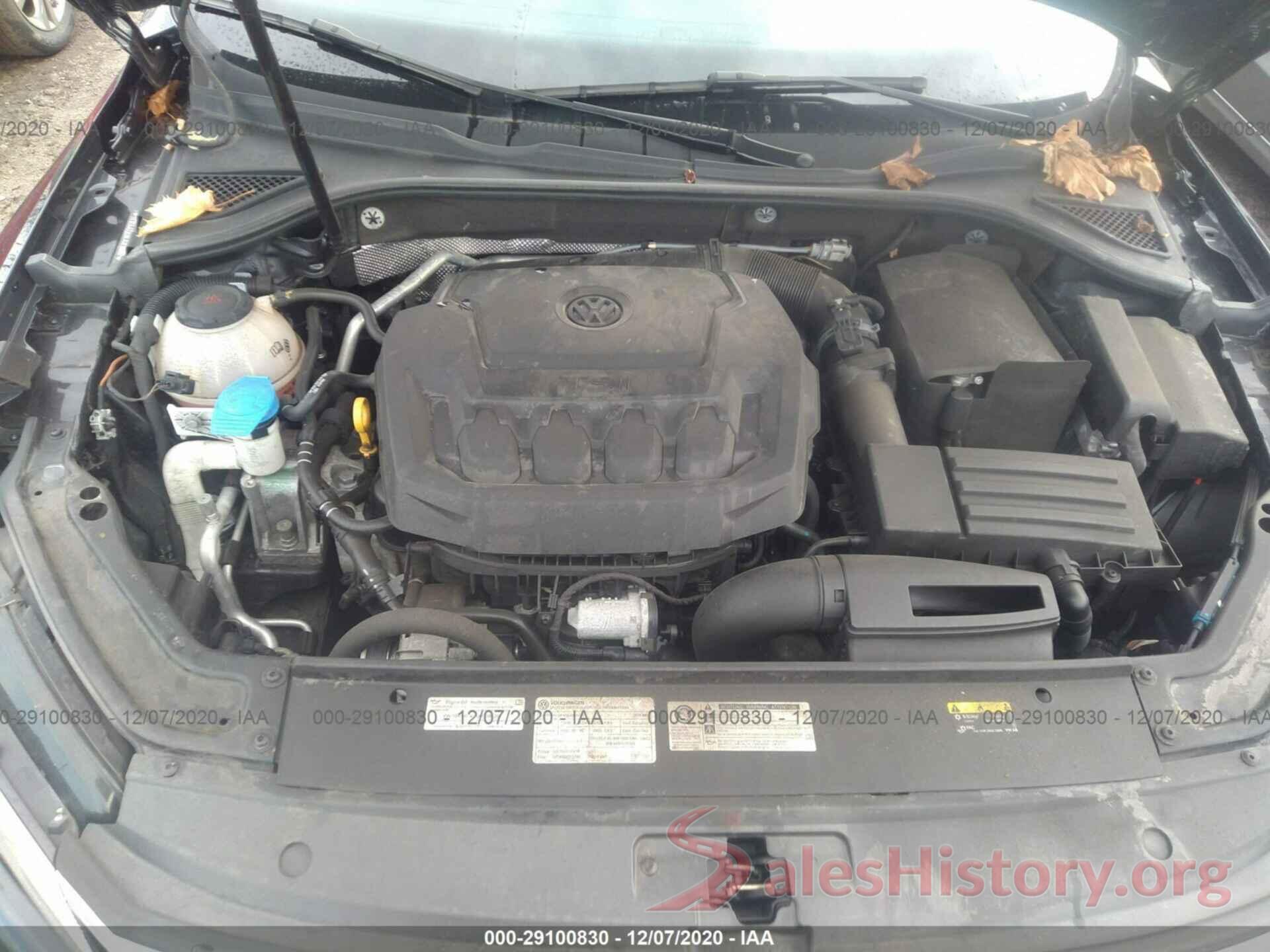 1VWAA7A38JC016267 2018 VOLKSWAGEN PASSAT