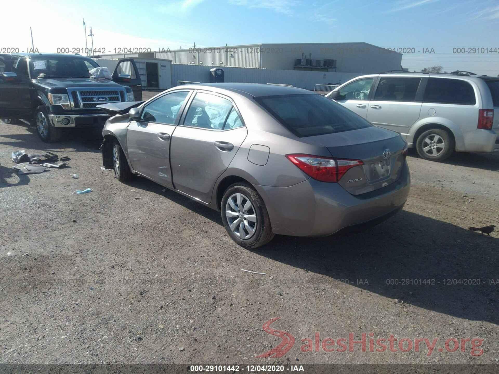 5YFBURHE2GP466627 2016 TOYOTA COROLLA