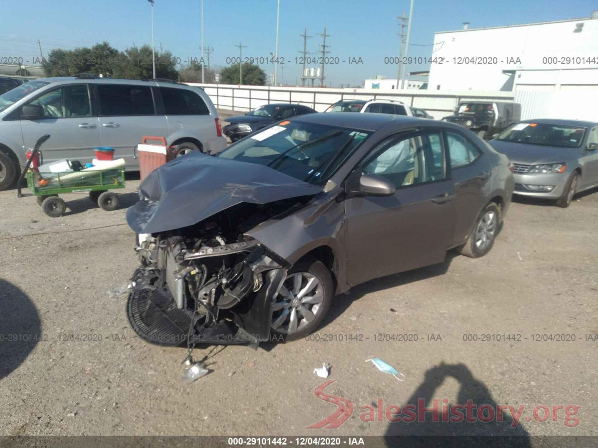 5YFBURHE2GP466627 2016 TOYOTA COROLLA