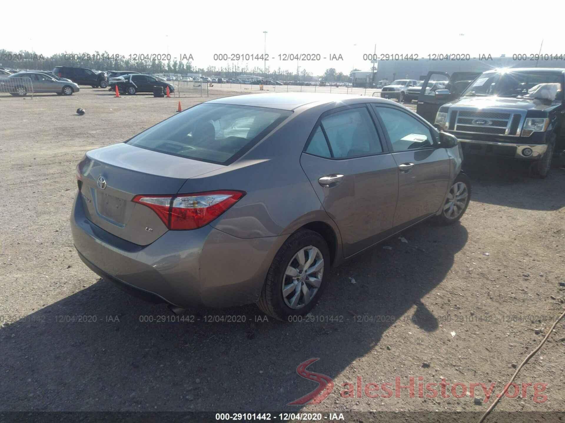 5YFBURHE2GP466627 2016 TOYOTA COROLLA