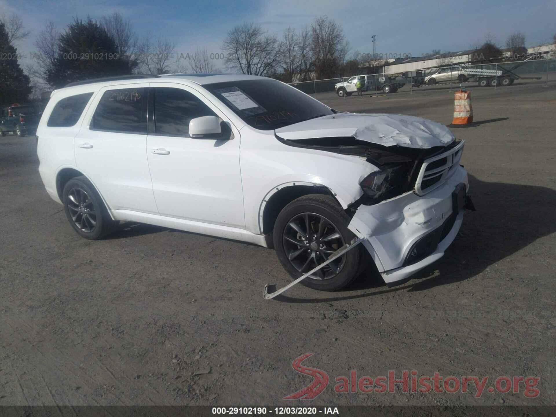 1C4RDJDG8HC630206 2017 DODGE DURANGO