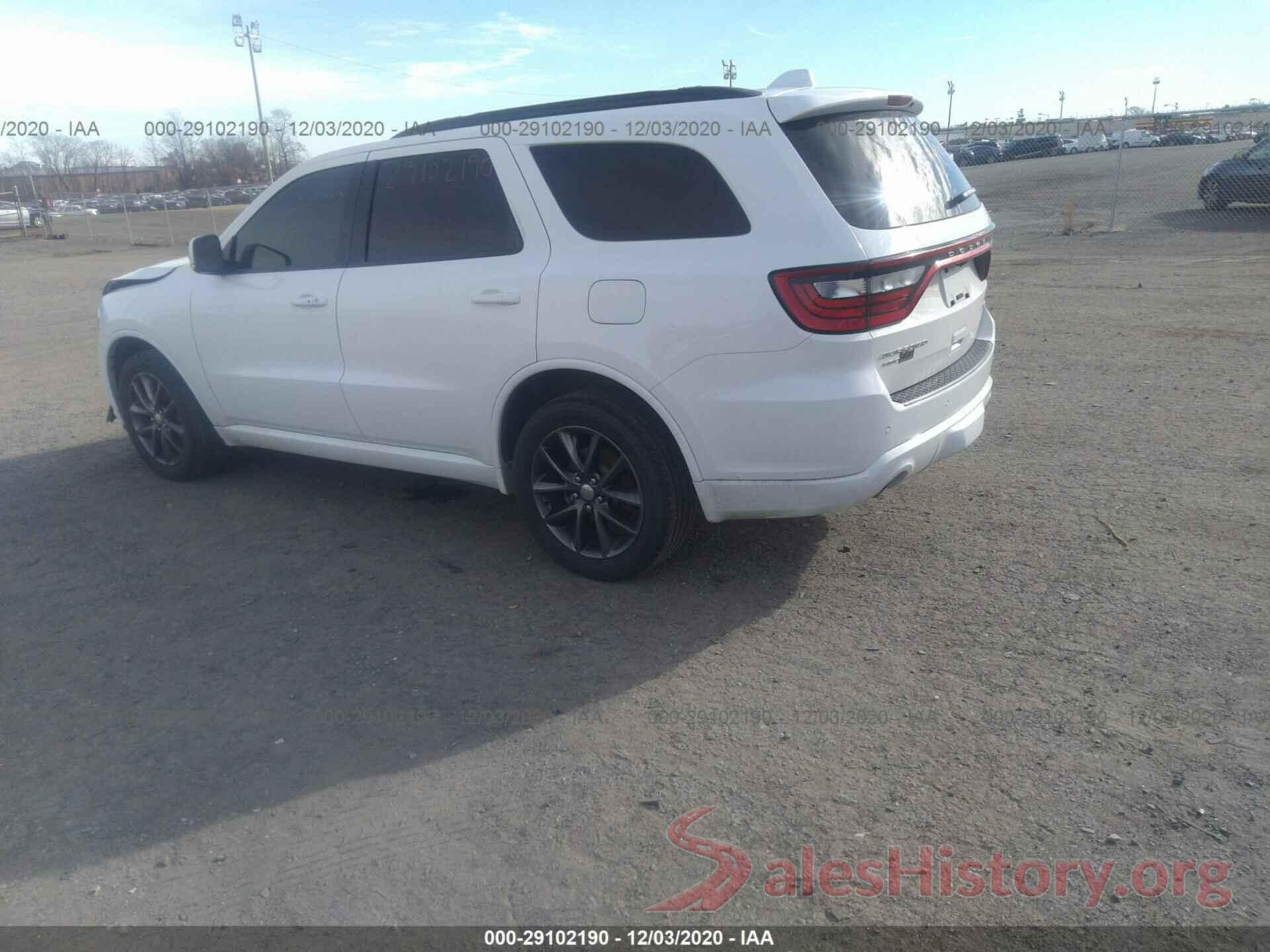 1C4RDJDG8HC630206 2017 DODGE DURANGO