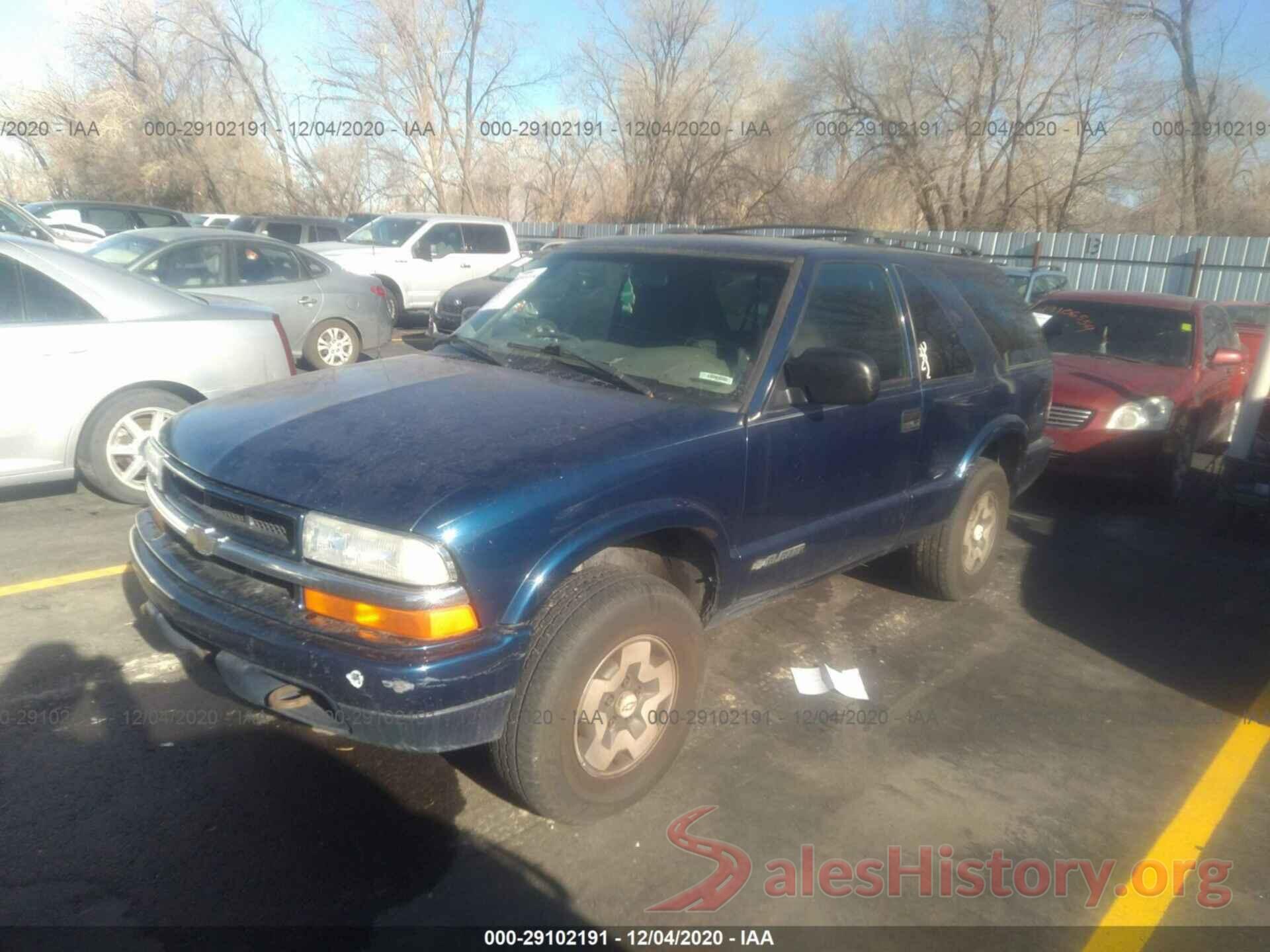 1GNCT18W81K140975 2001 CHEVROLET BLAZER