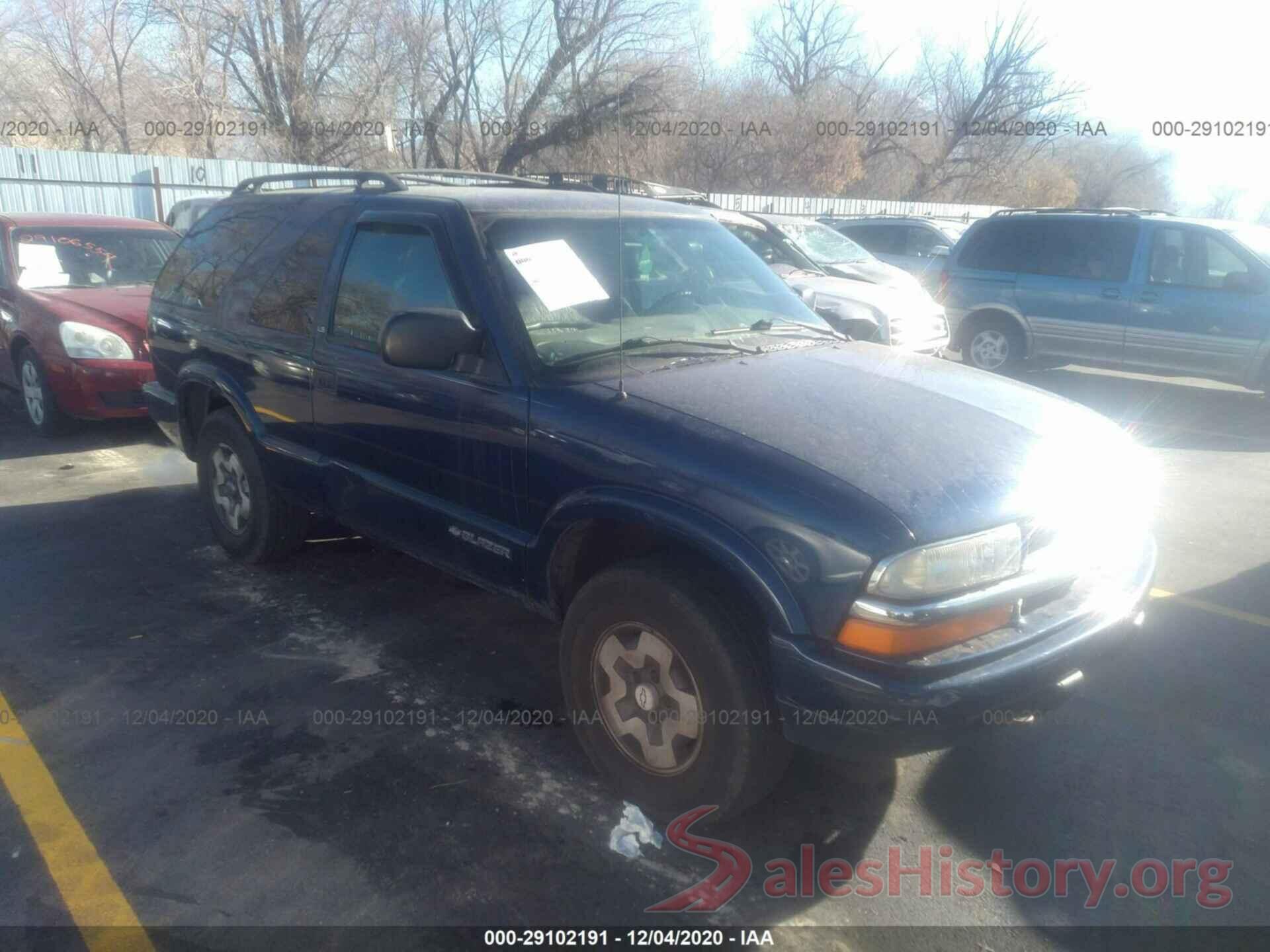 1GNCT18W81K140975 2001 CHEVROLET BLAZER