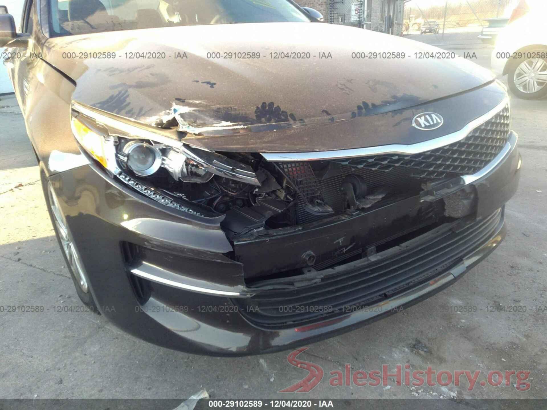 KNAGT4L38J5237291 2018 KIA OPTIMA