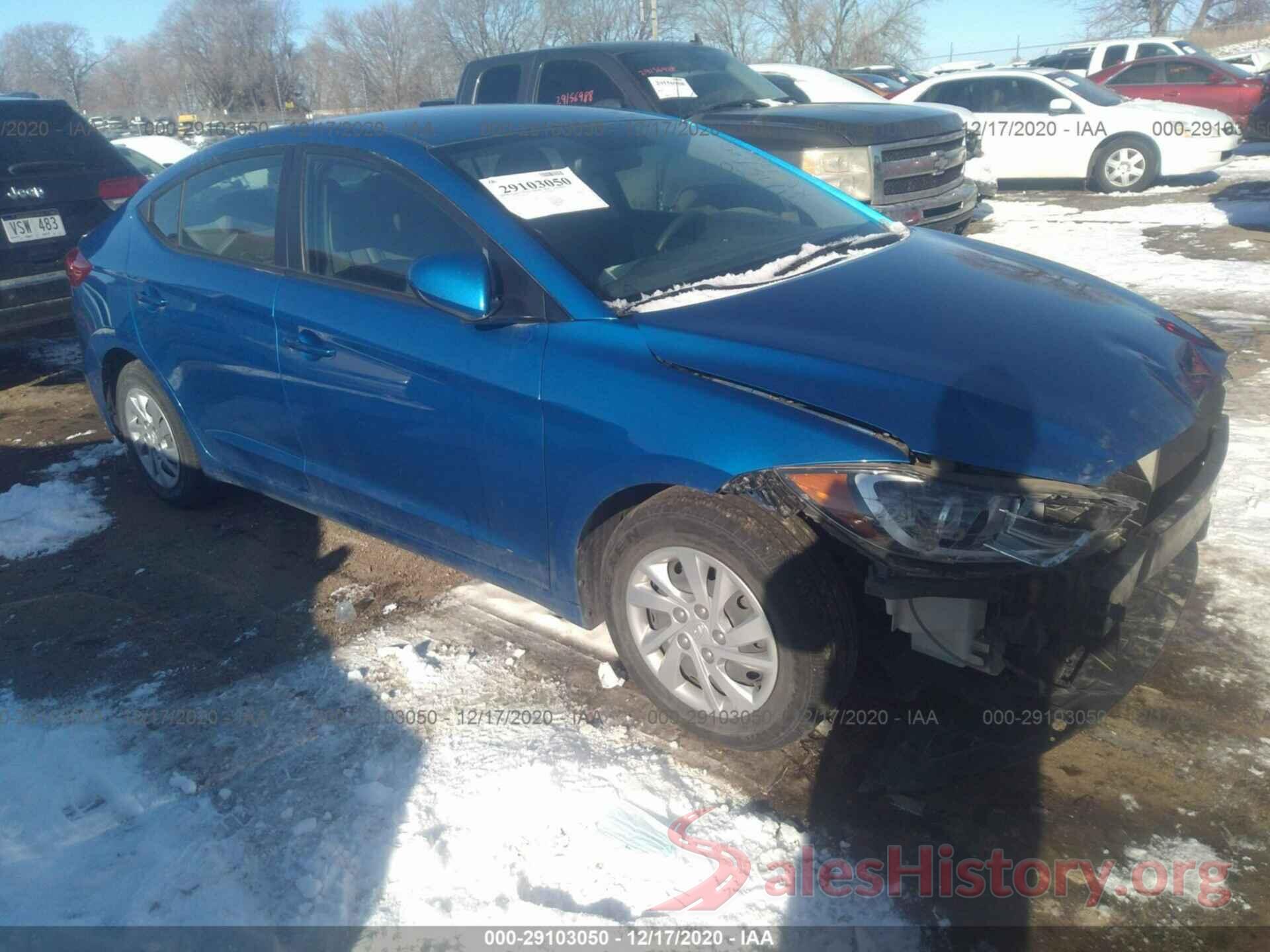 KMHD74LF9JU607539 2018 HYUNDAI ELANTRA