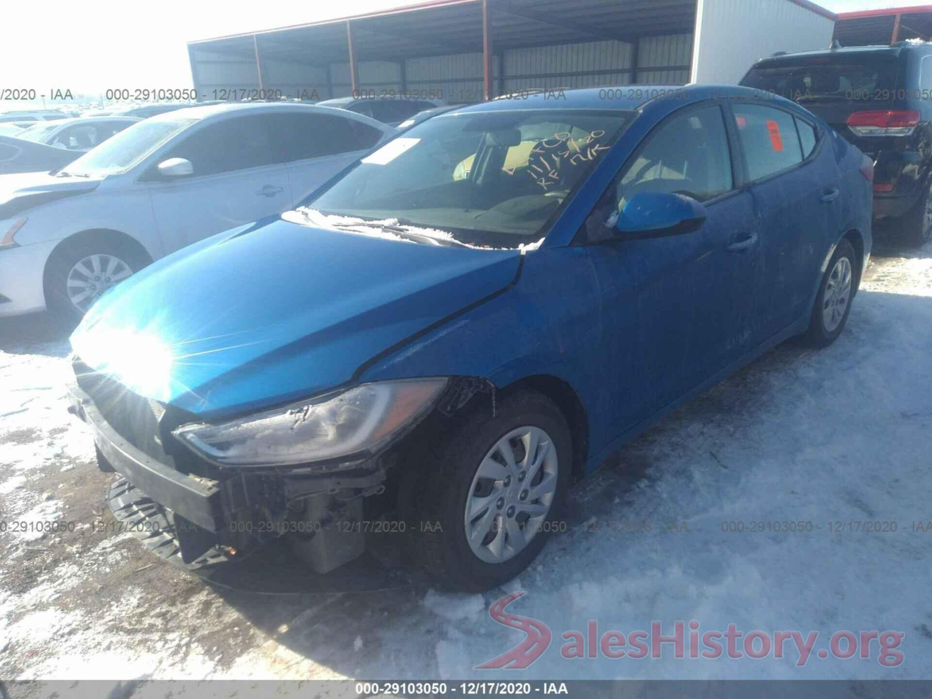 KMHD74LF9JU607539 2018 HYUNDAI ELANTRA