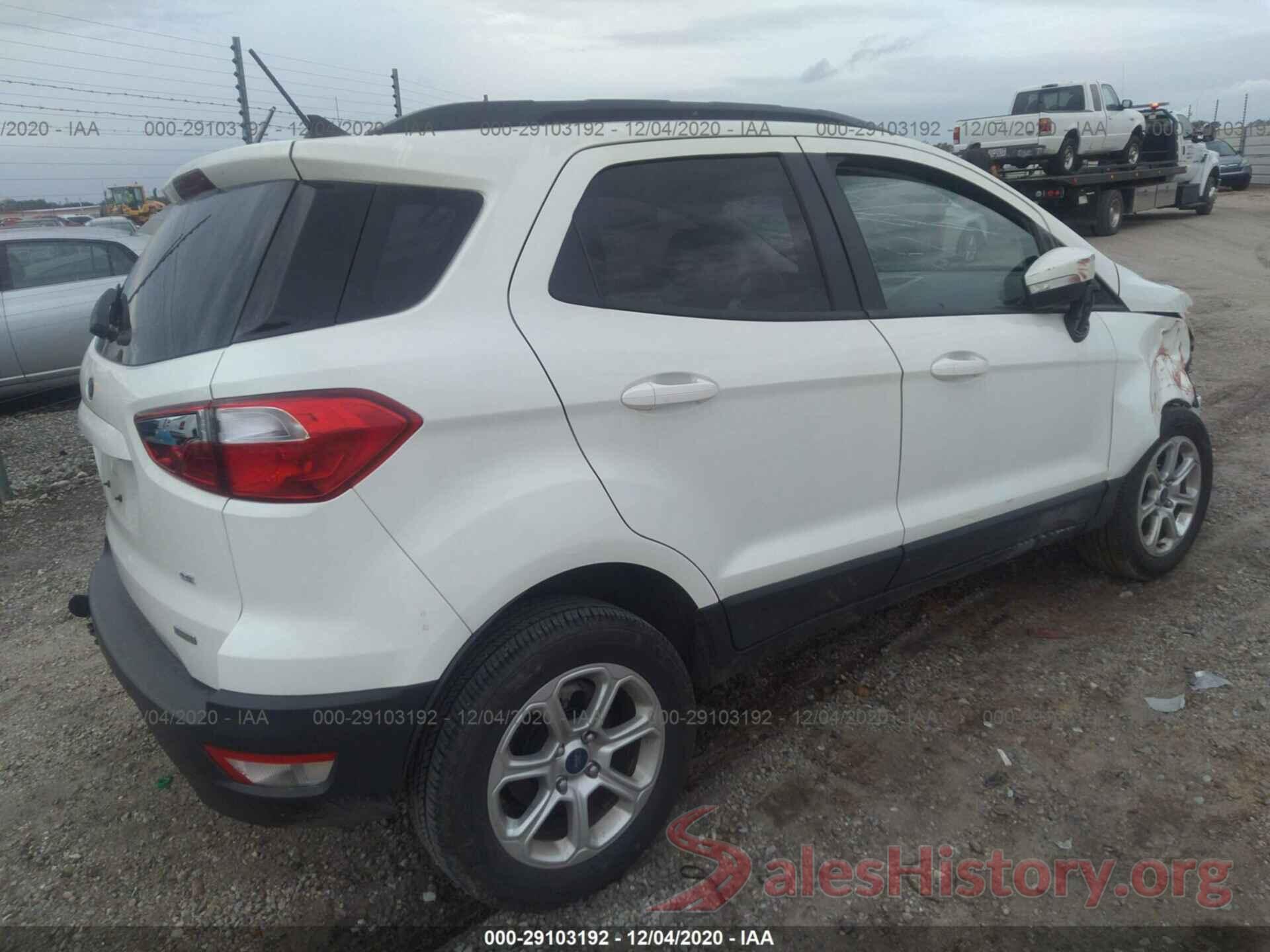 MAJ3S2GE0KC287285 2019 FORD ECOSPORT