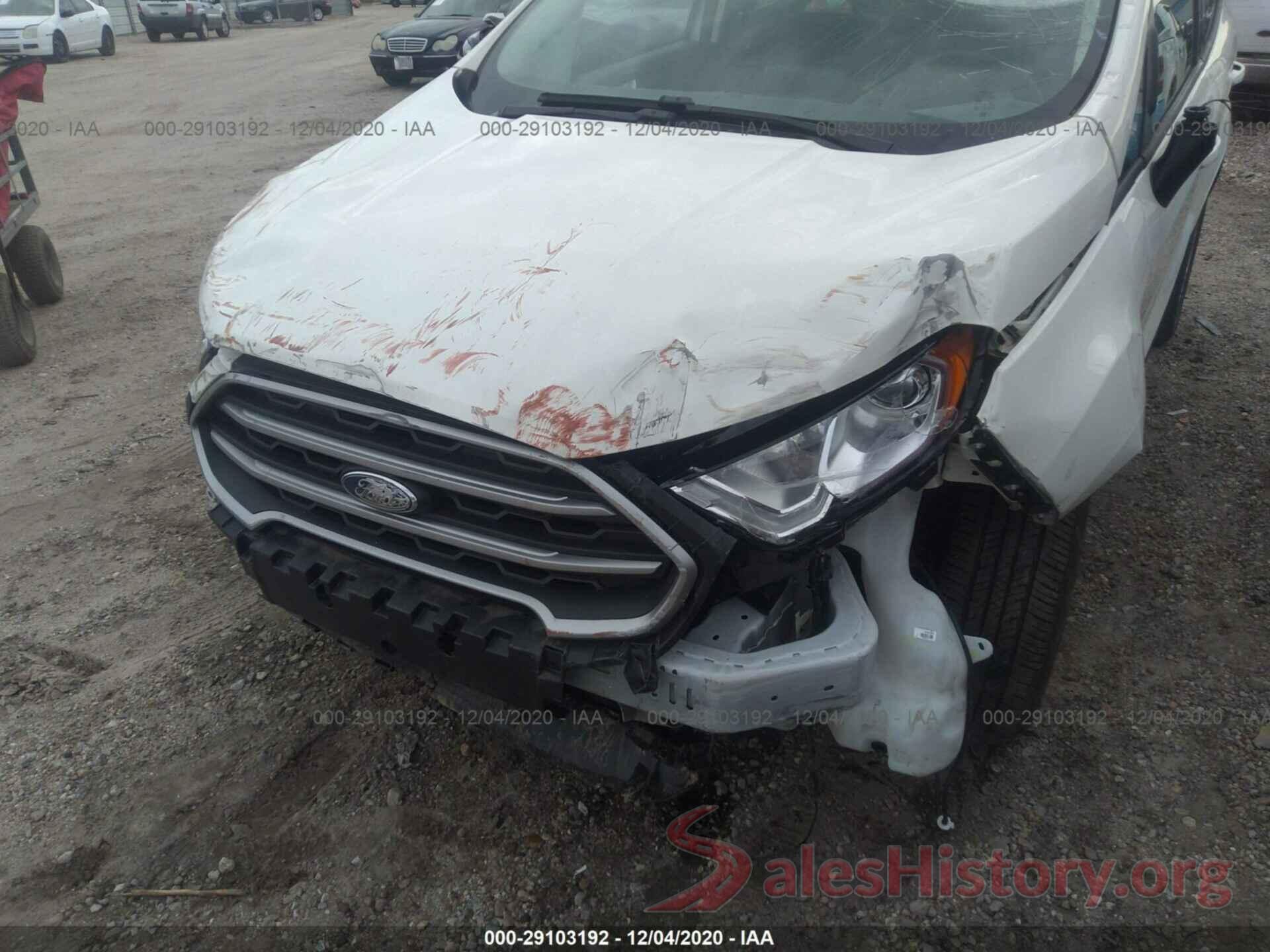 MAJ3S2GE0KC287285 2019 FORD ECOSPORT