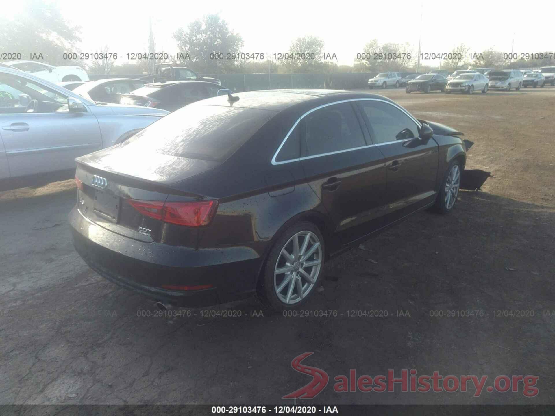 WAUE8GFF0G1035061 2016 AUDI A3